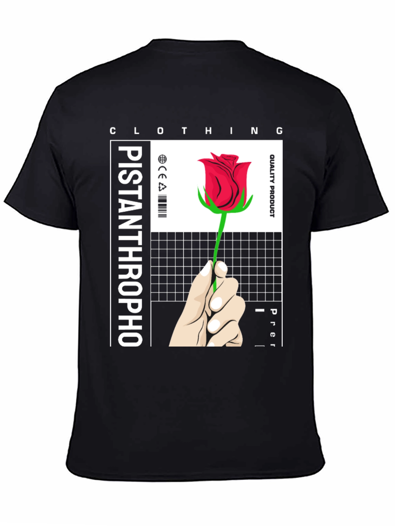 Pistanthrophobo Rose T-Shirt - Premium Quality