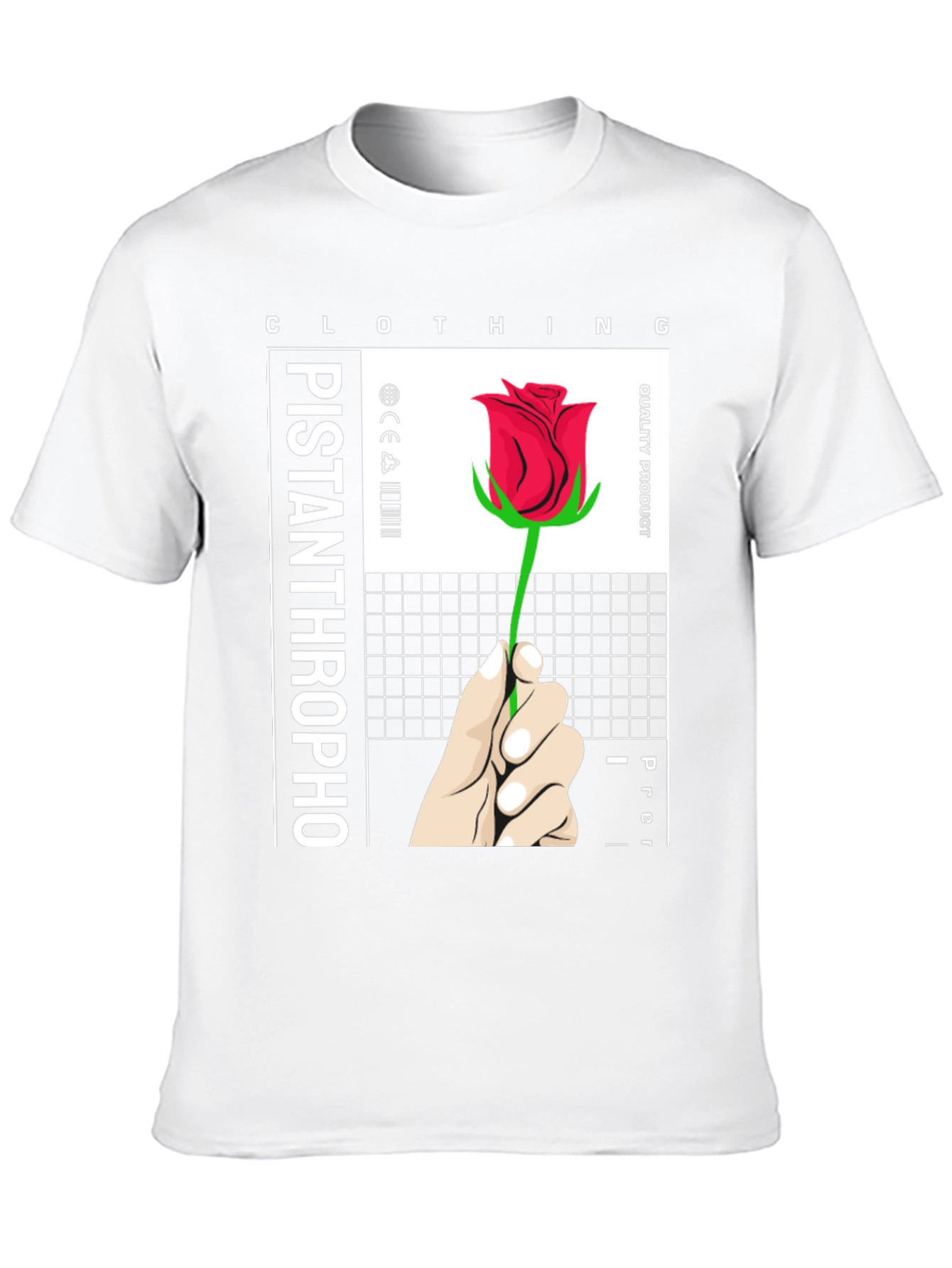 Pistanthrophobo Rose T-Shirt - Premium Quality