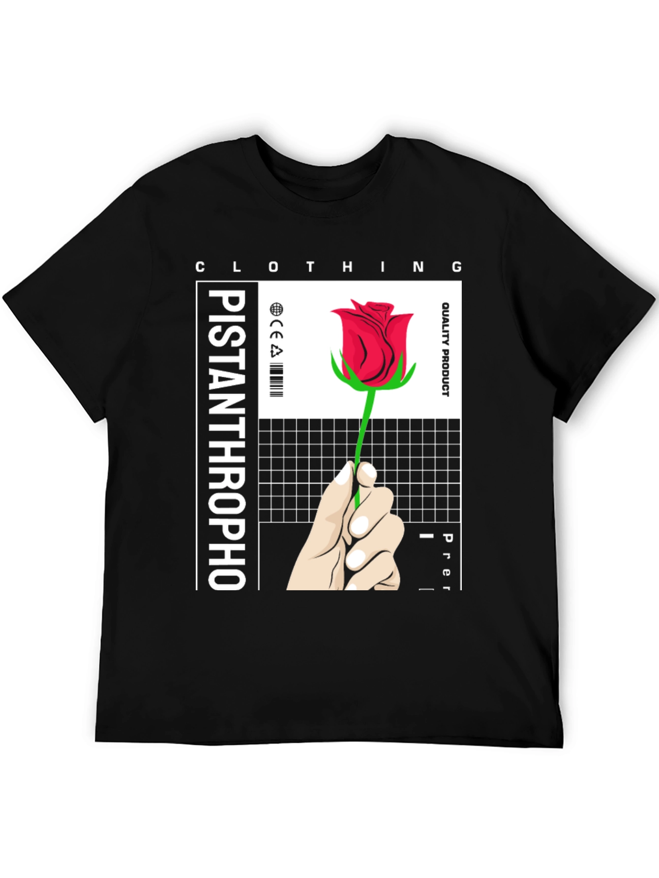 Pistanthrophobo Rose T-Shirt - Premium Quality