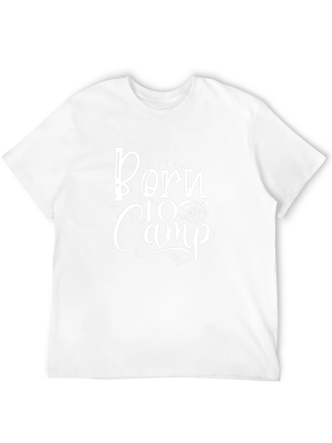 Born to Camp Graphic Tee - Black