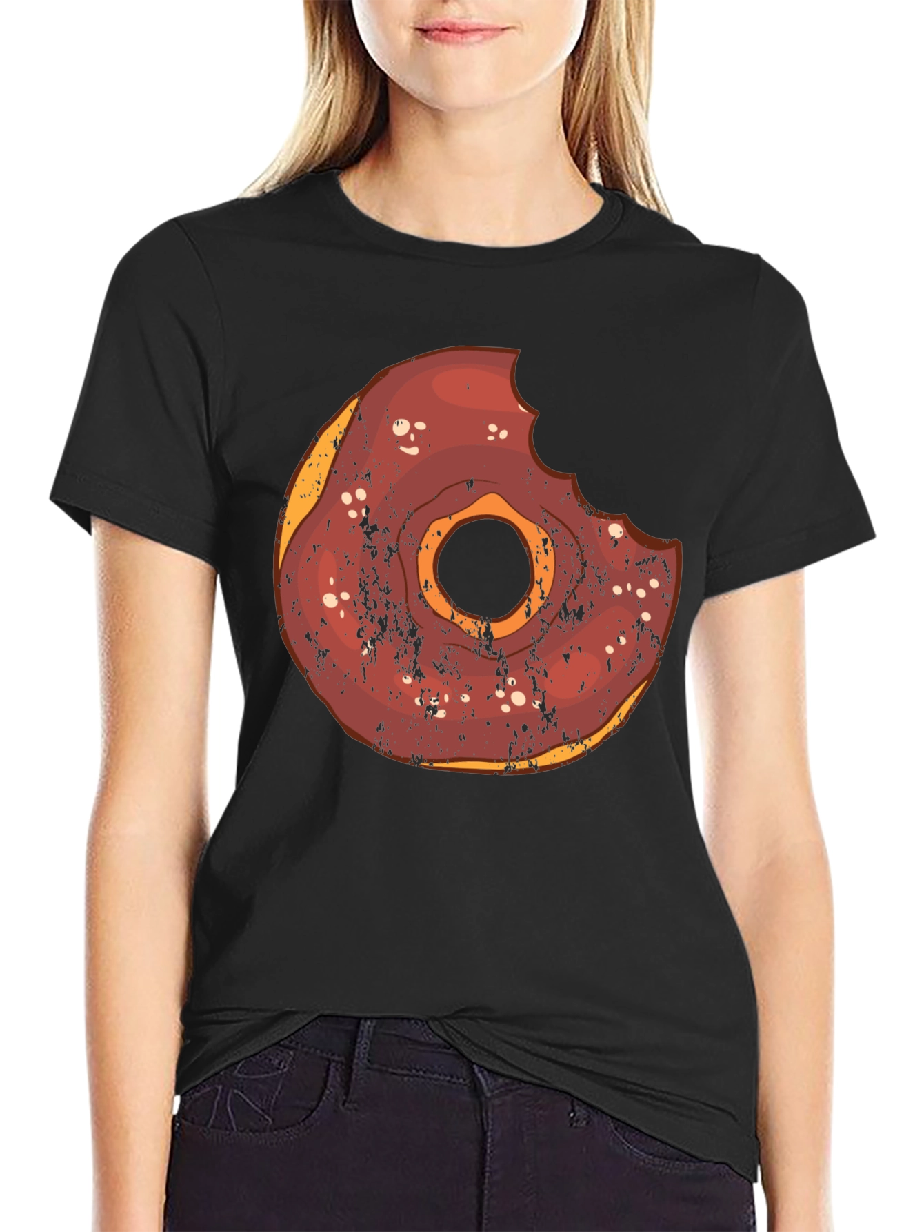 Donut Graphic Tee - Bite Taken!