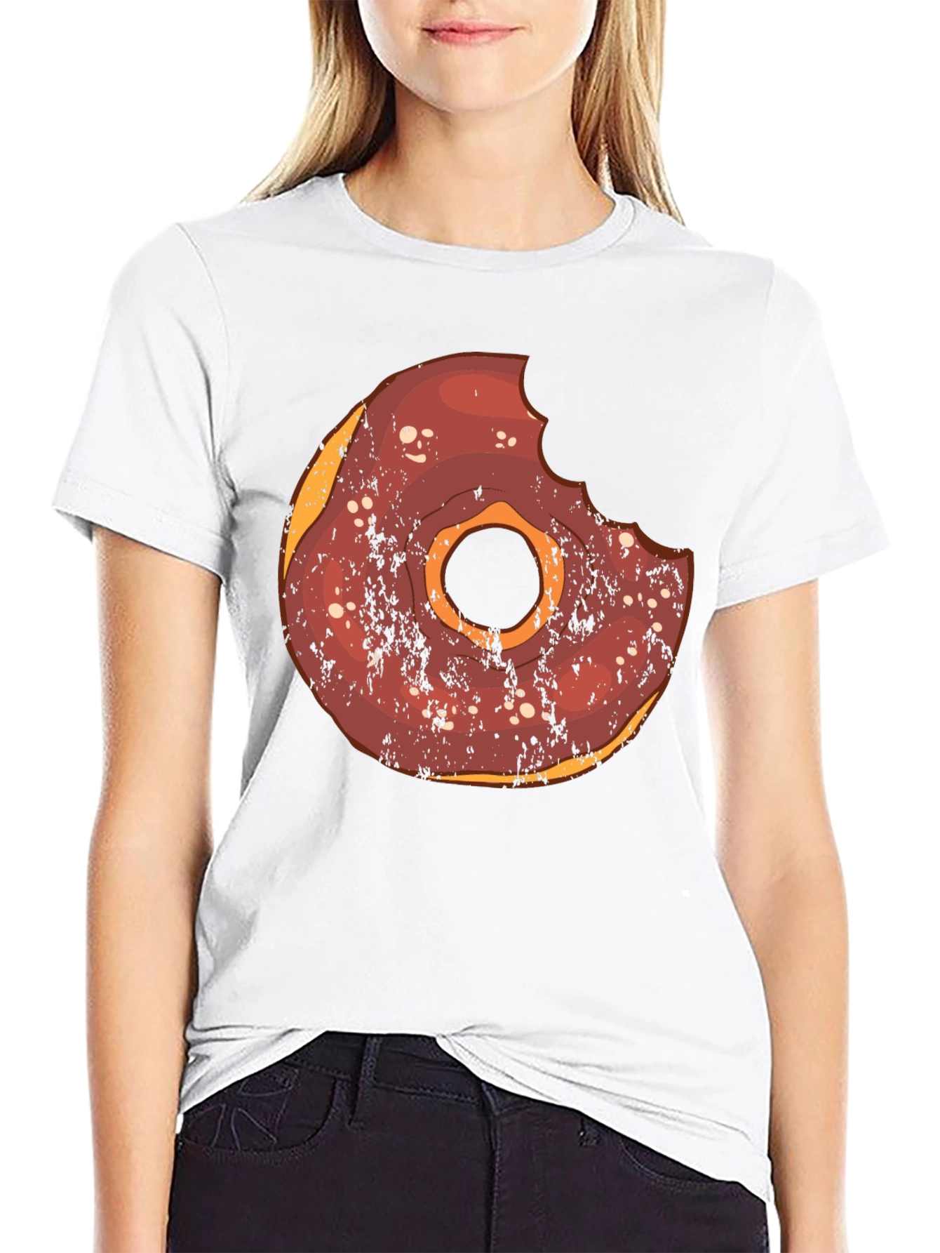 Donut Graphic Tee - Bite Taken!