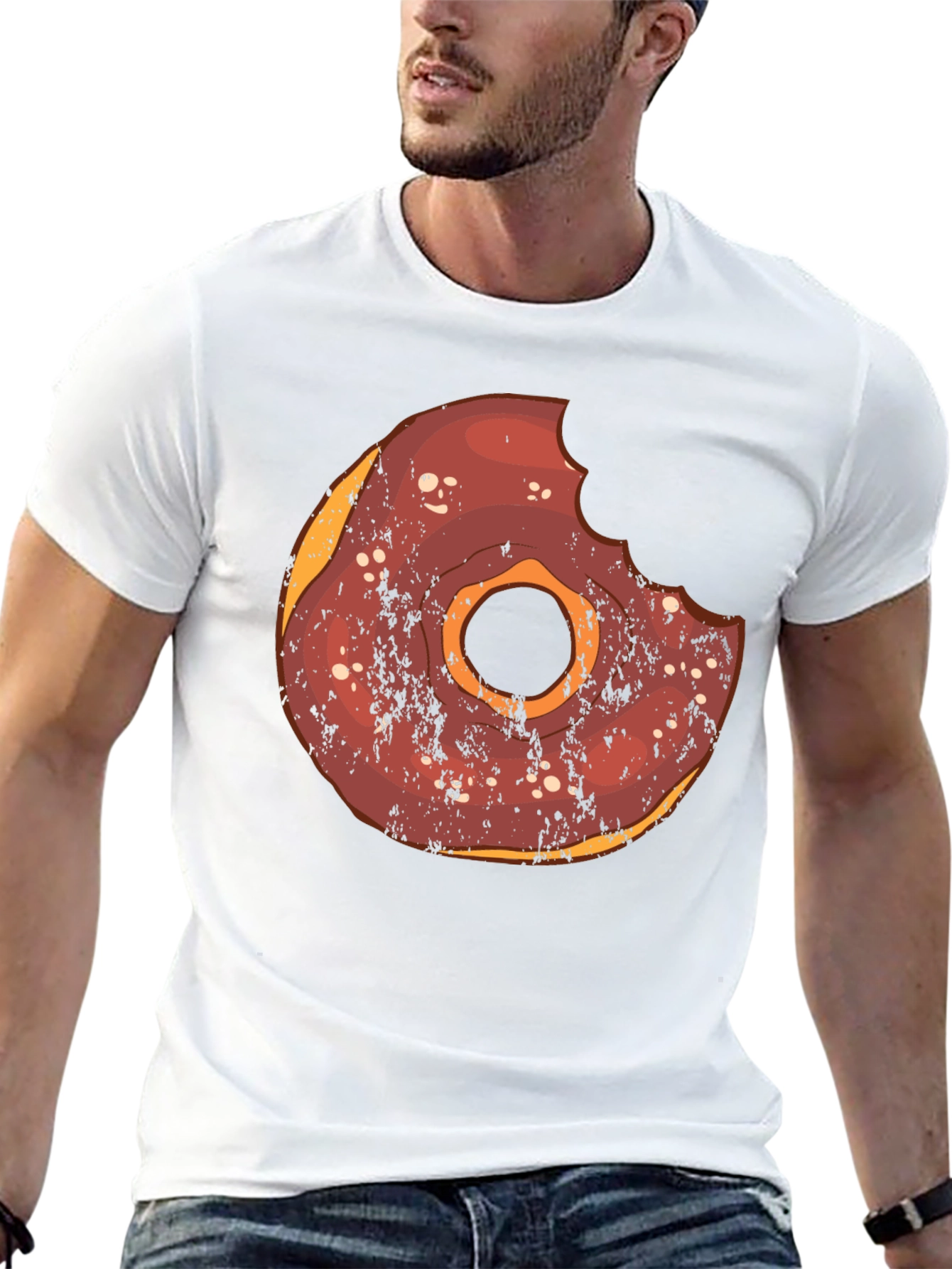 Donut Graphic Tee - Bite Taken!