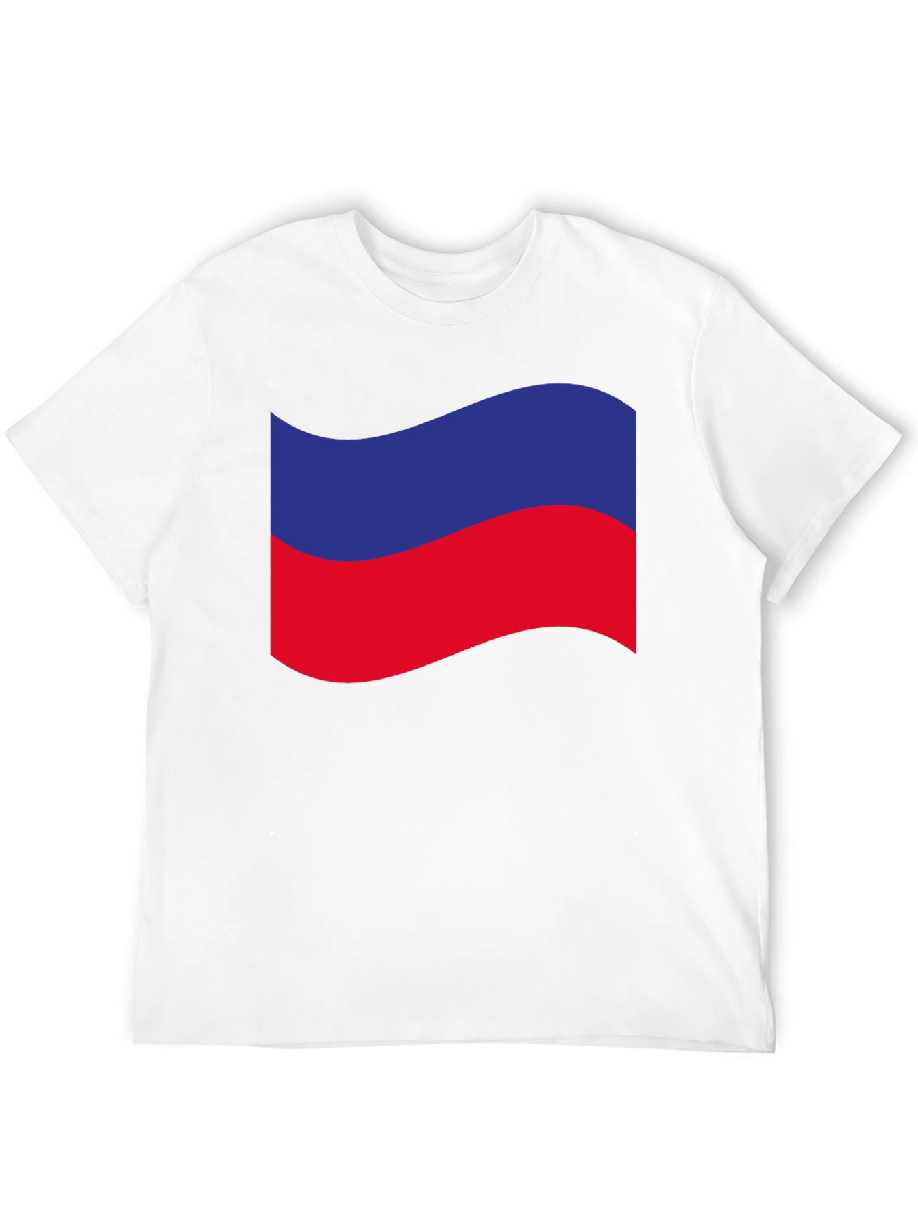 Estonia Flag Wavy Graphic Tee - Black