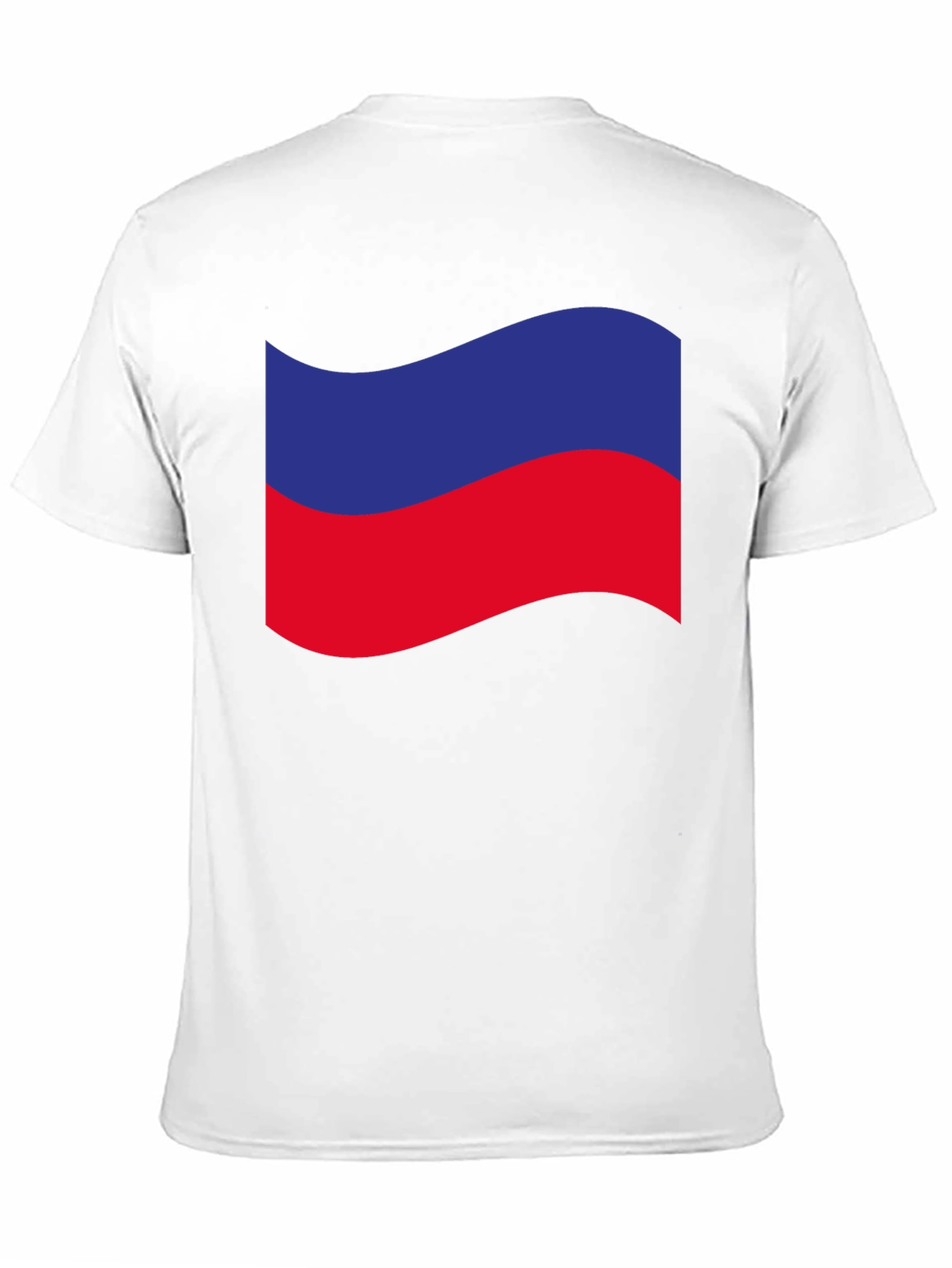 Estonia Flag Wavy Graphic Tee - Black
