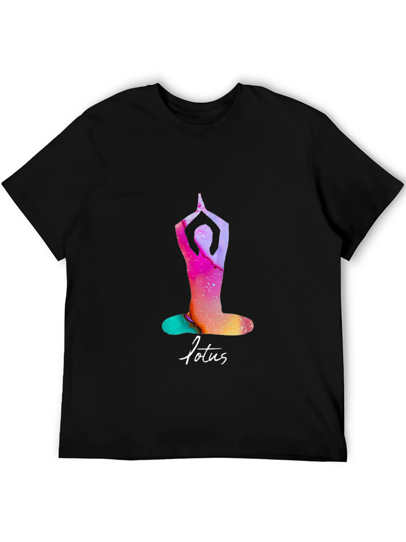 Lotus Pose Graphic Tee - Yoga Meditation Shirt