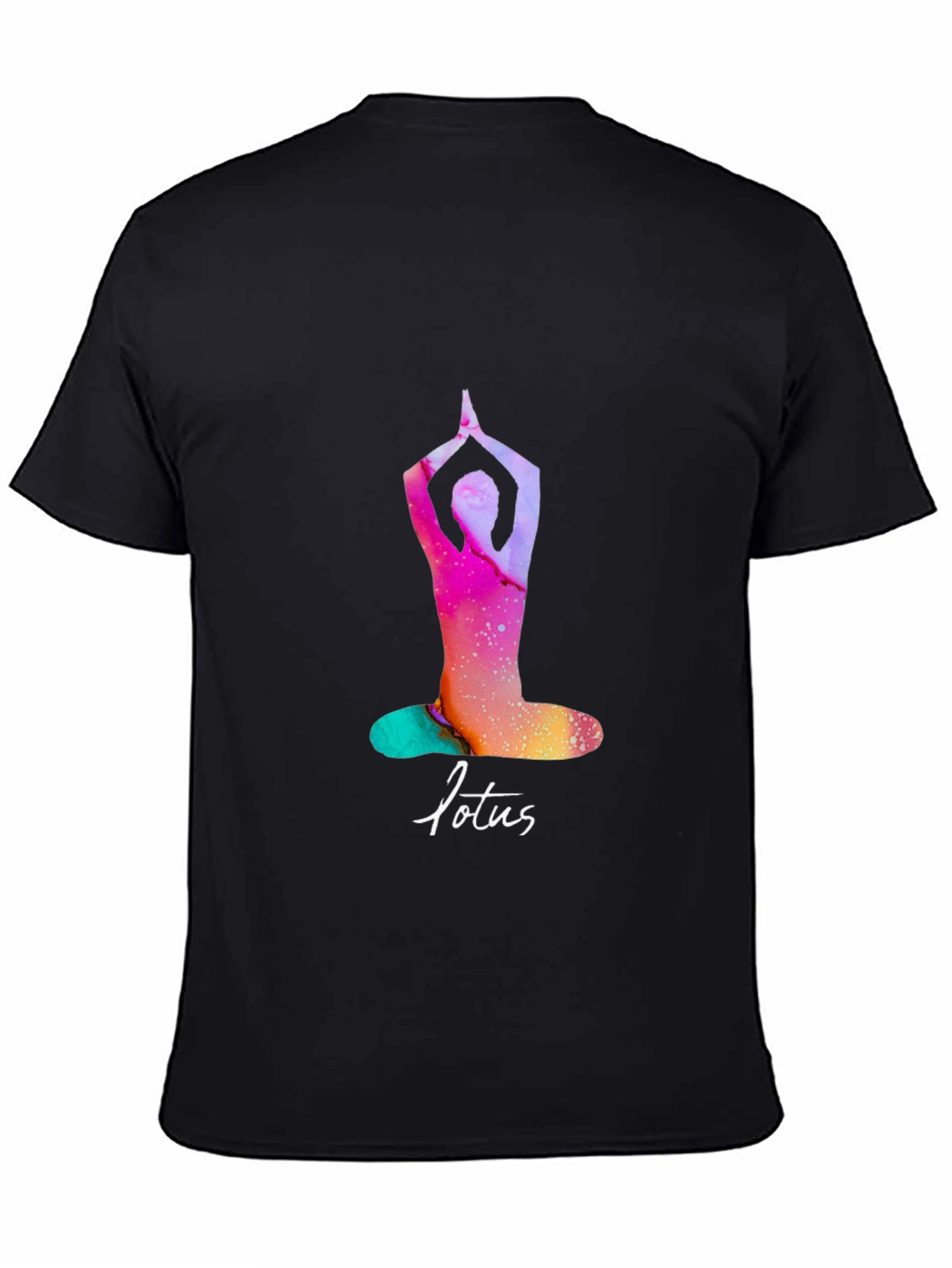 Lotus Pose Graphic Tee - Yoga Meditation Shirt