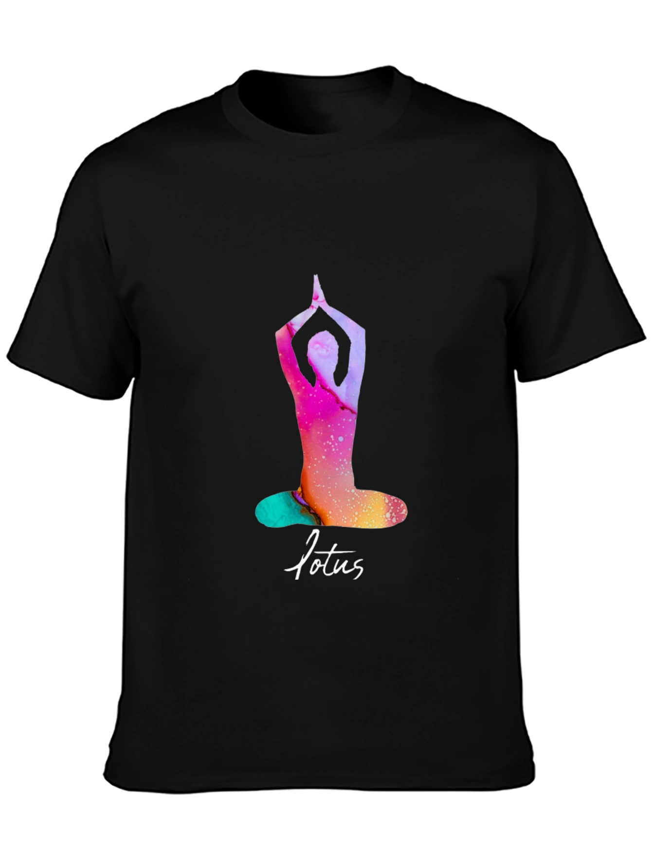 Lotus Pose Graphic Tee - Yoga Meditation Shirt