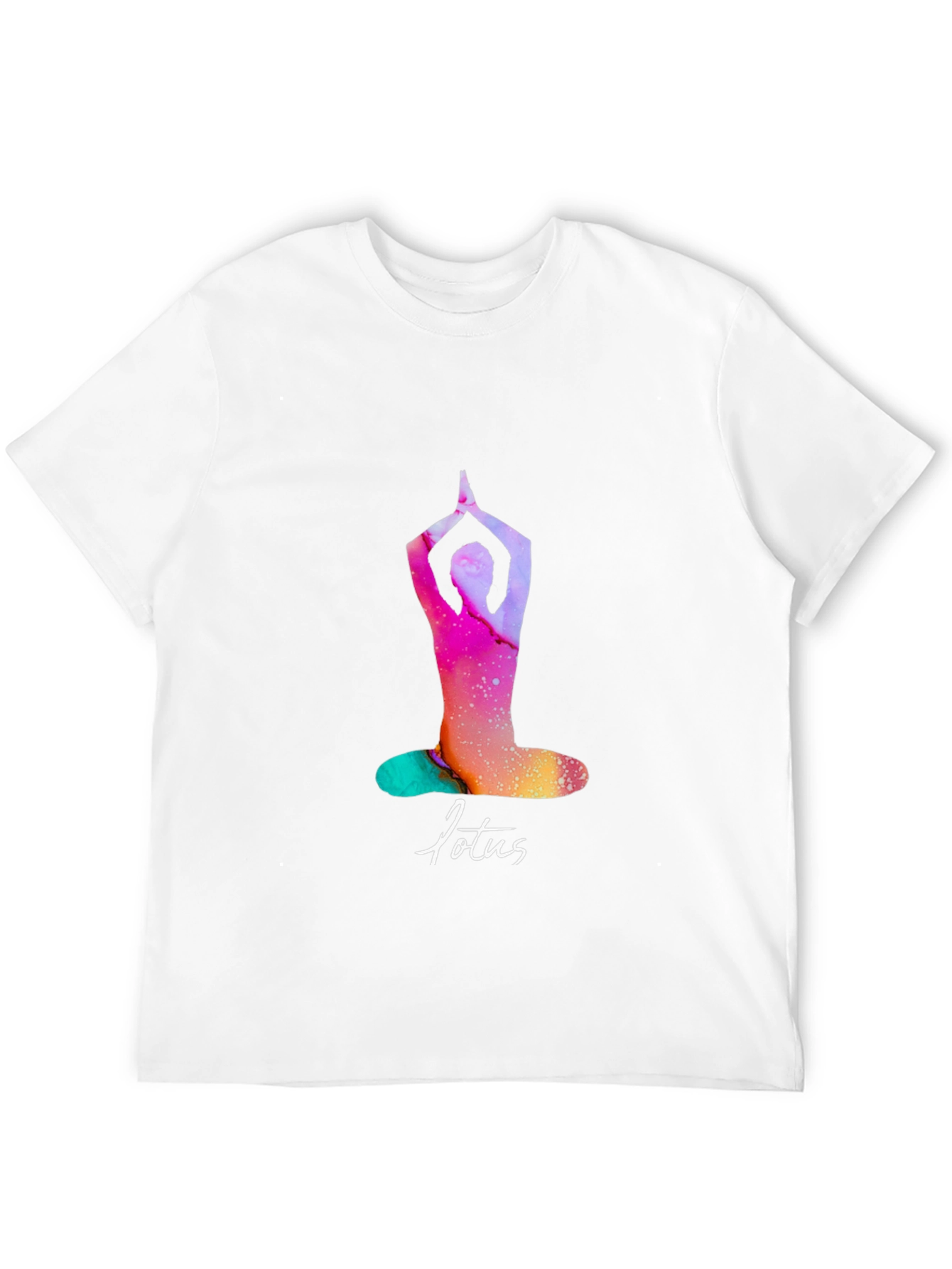 Lotus Pose Graphic Tee - Yoga Meditation Shirt