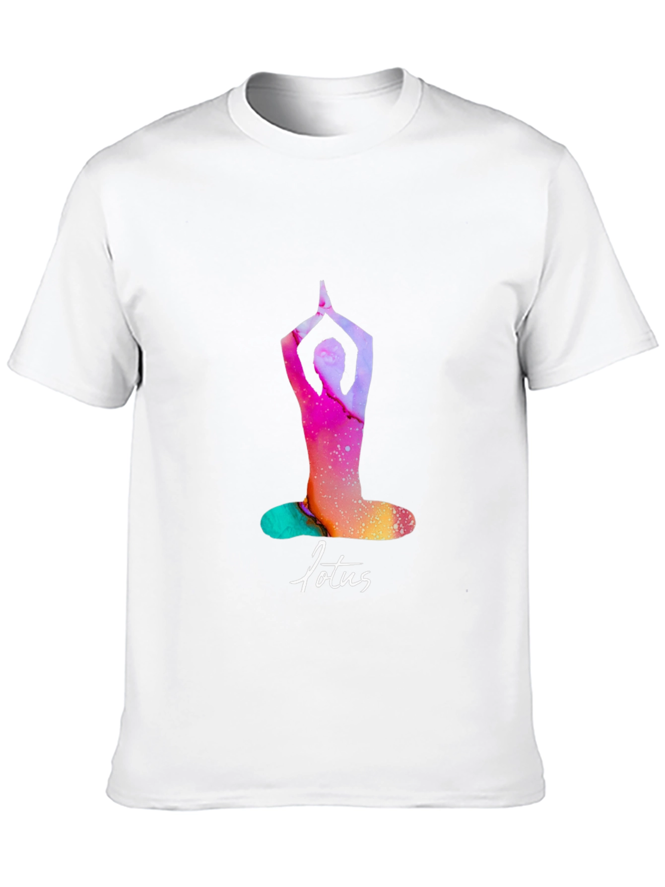 Lotus Pose Graphic Tee - Yoga Meditation Shirt