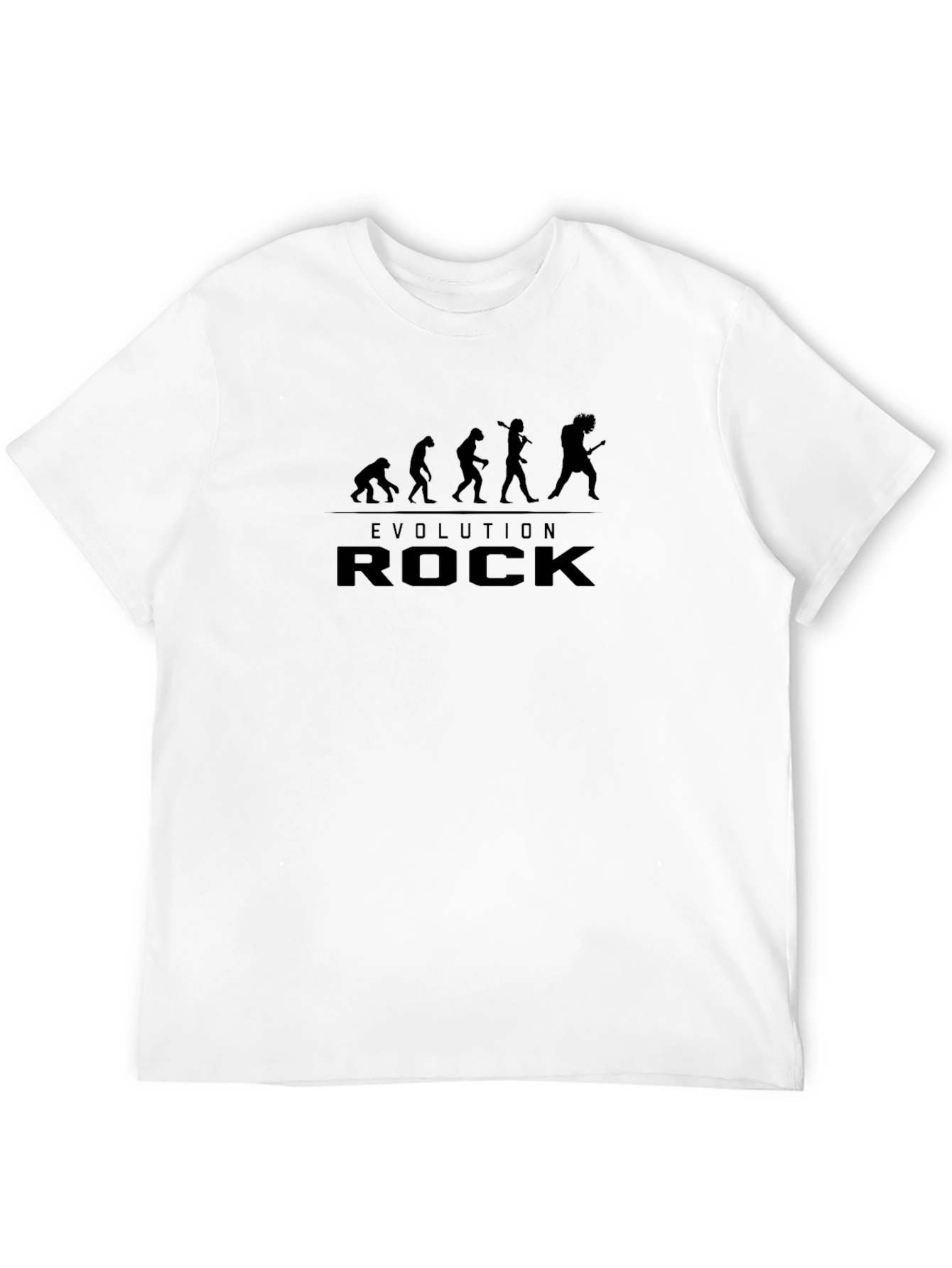 Evolution of Rock Mens Black T-Shirt
