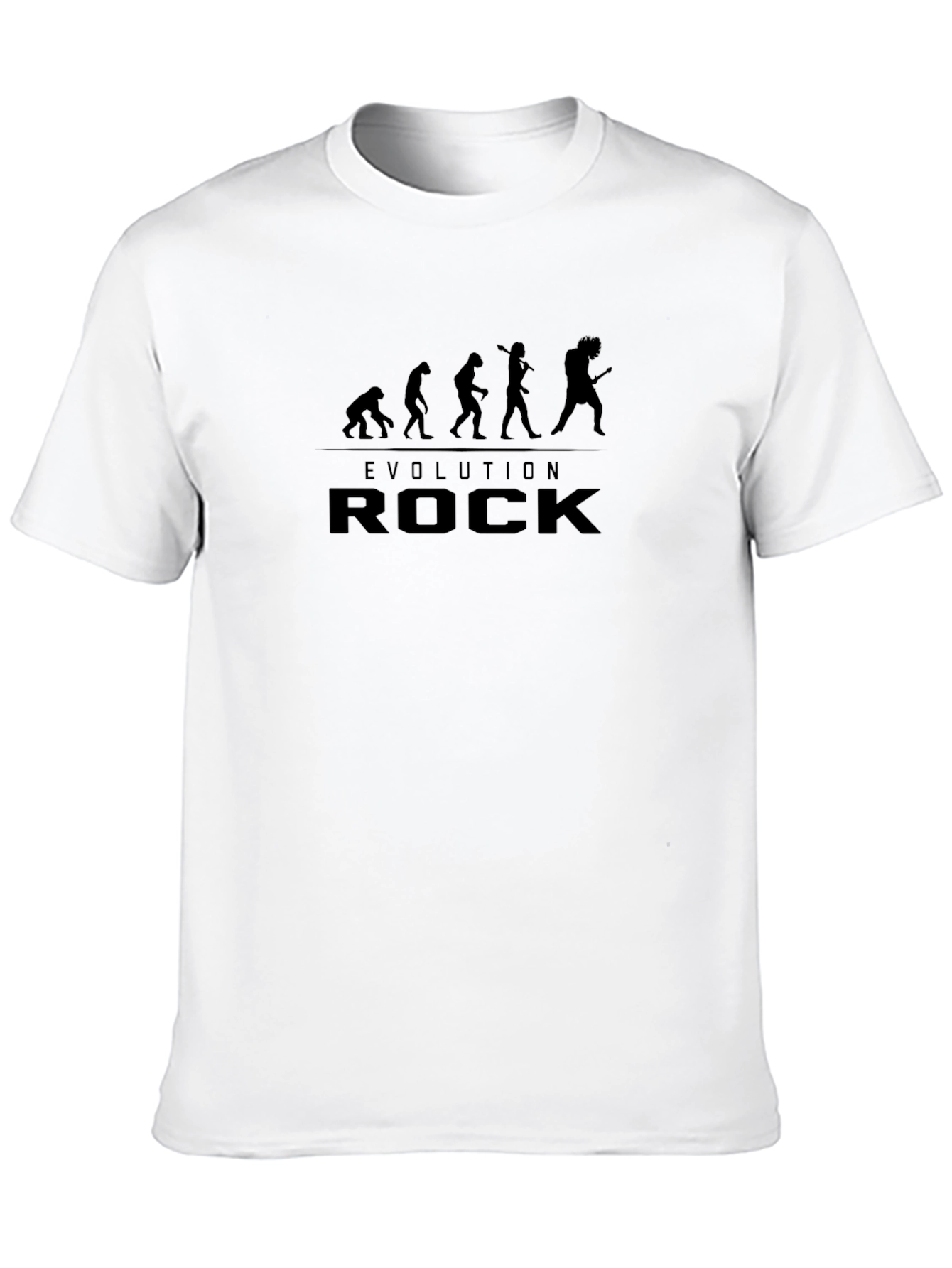 Evolution of Rock Mens Black T-Shirt