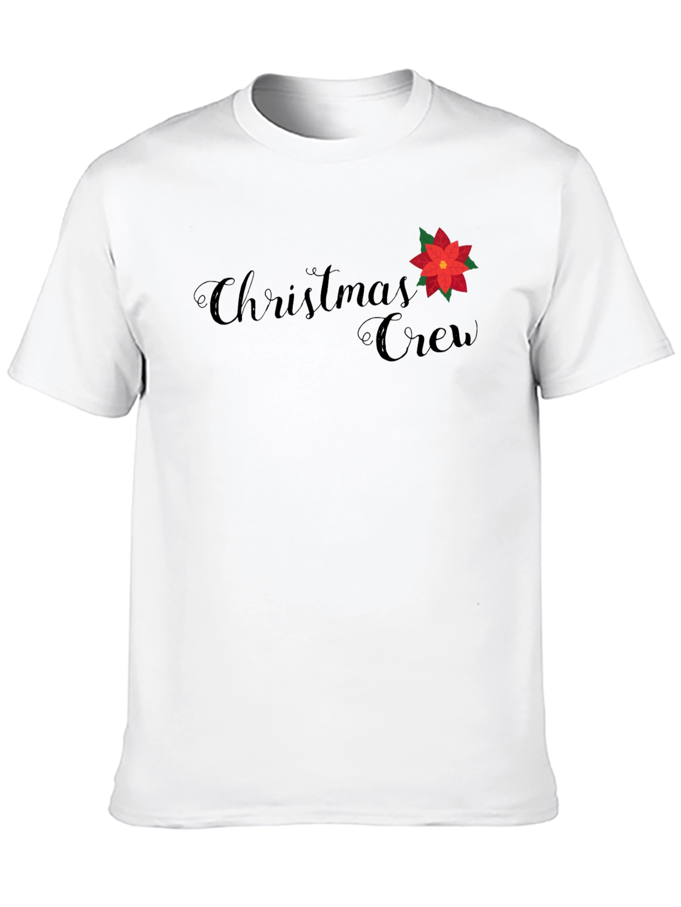 Christmas Crew Graphic Tee - Holiday Festive Shirt