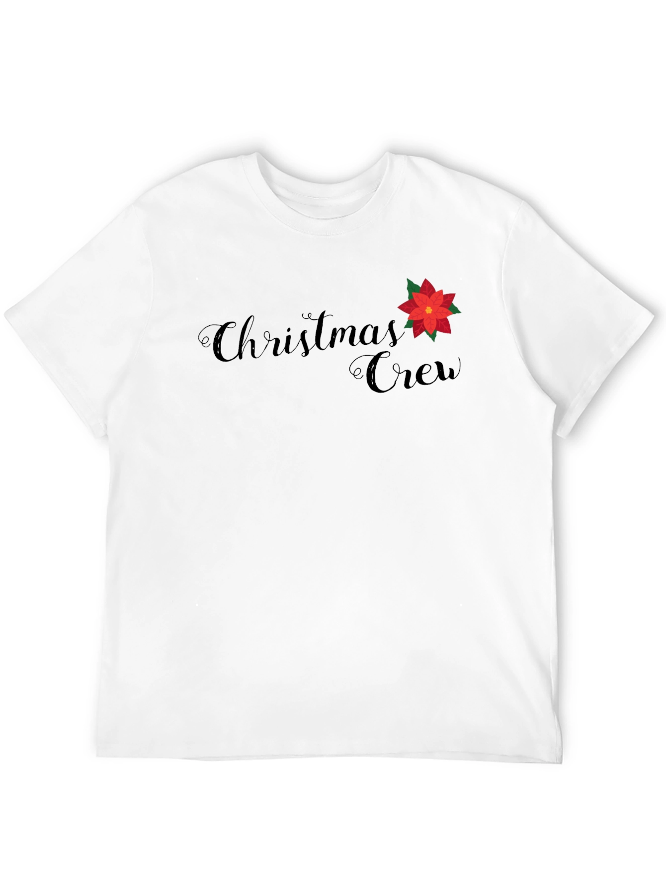 Christmas Crew Graphic Tee - Holiday Festive Shirt