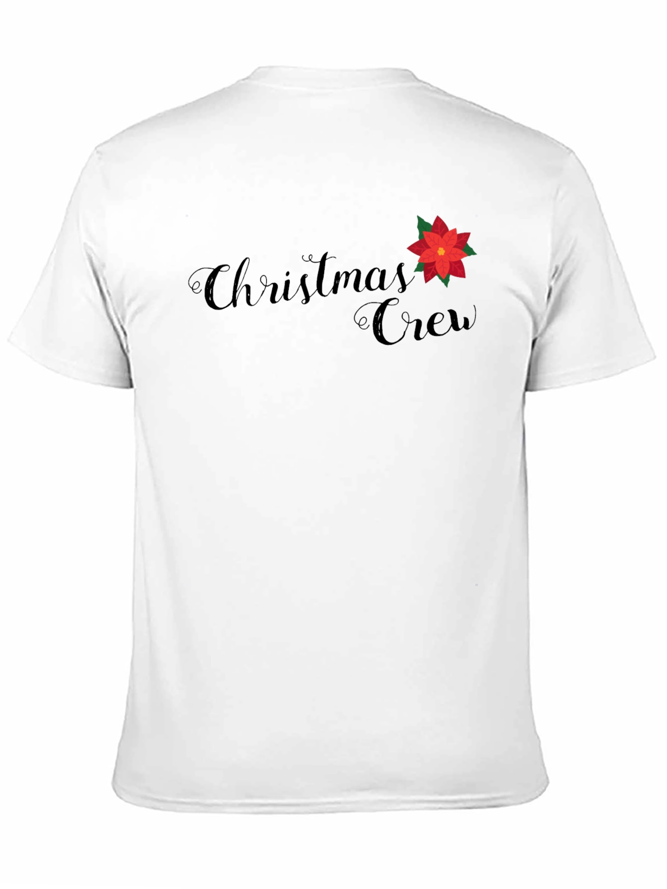 Christmas Crew Graphic Tee - Holiday Festive Shirt