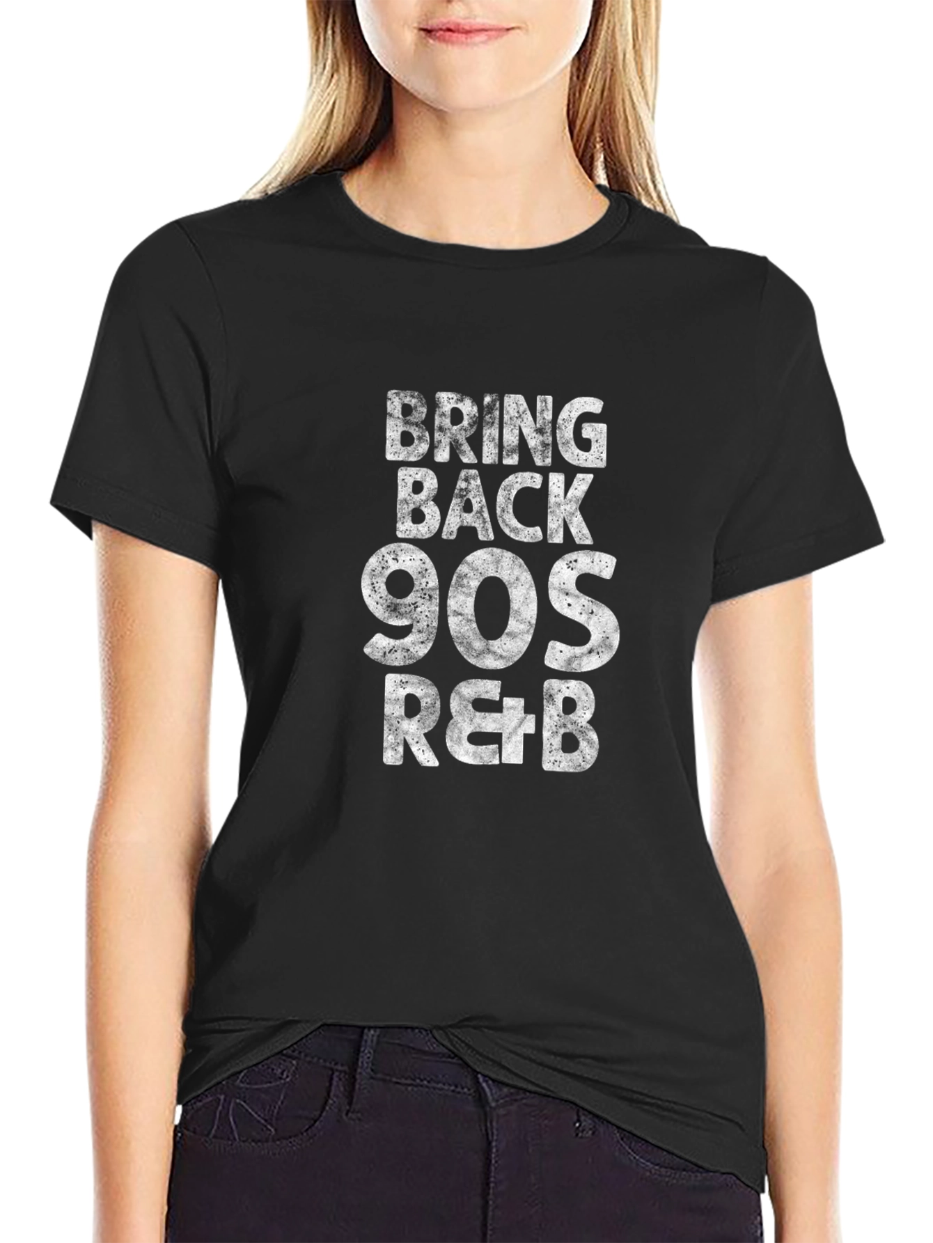 Bring Back 90s R&B Black T-Shirt