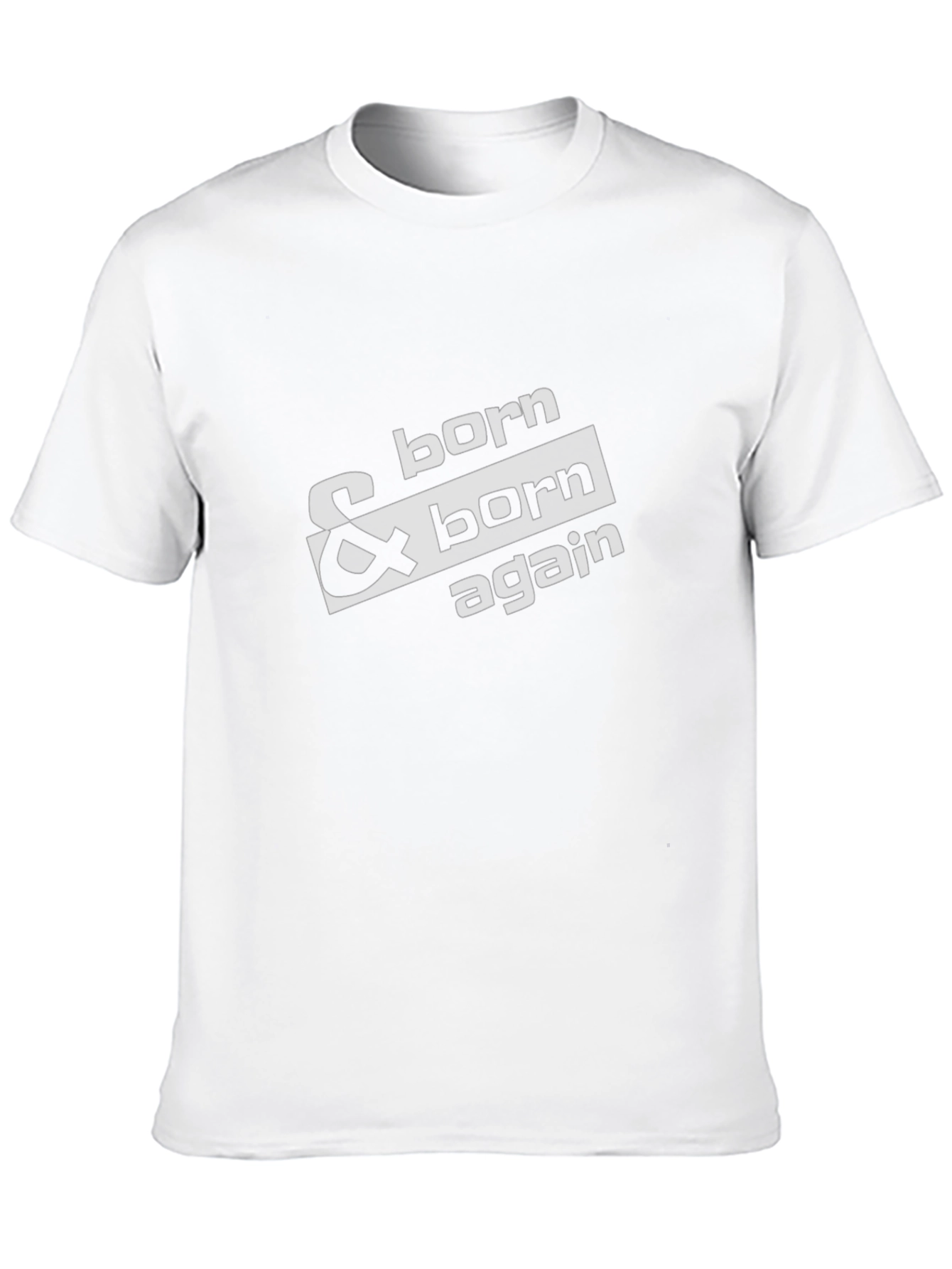 Born Again Graphic Tee - Stylish Cotton Blend