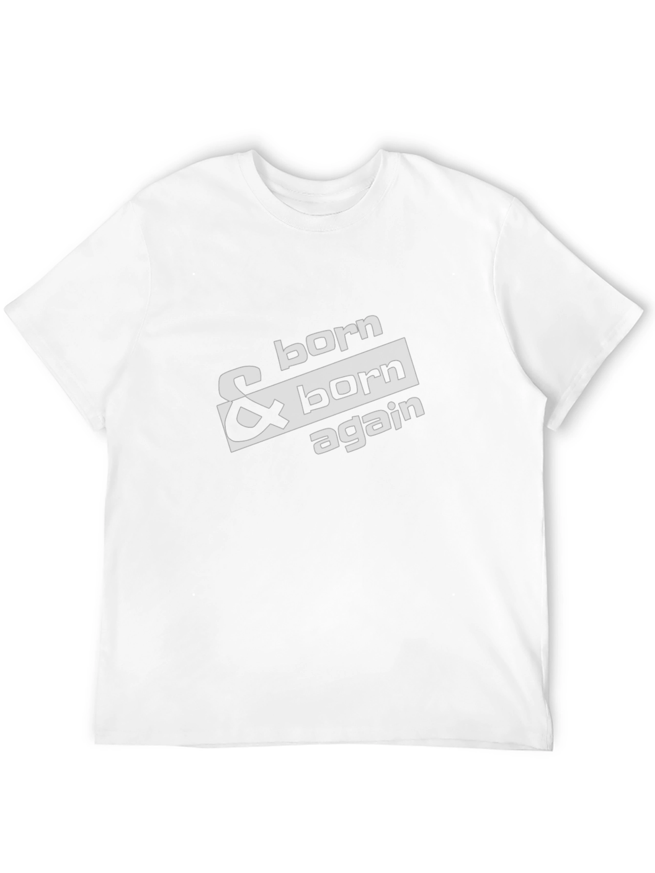 Born Again Graphic Tee - Stylish Cotton Blend
