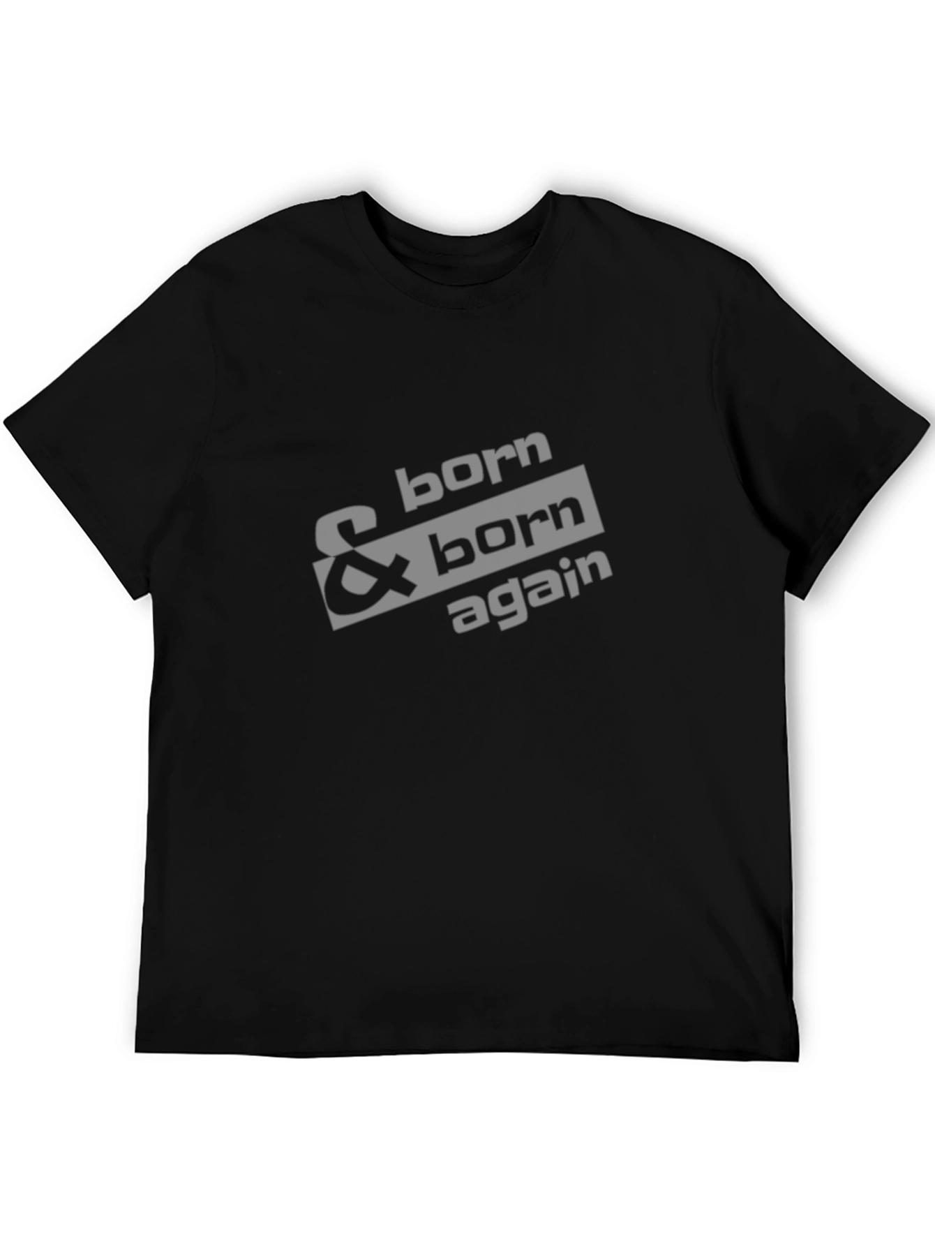 Born Again Graphic Tee - Stylish Cotton Blend