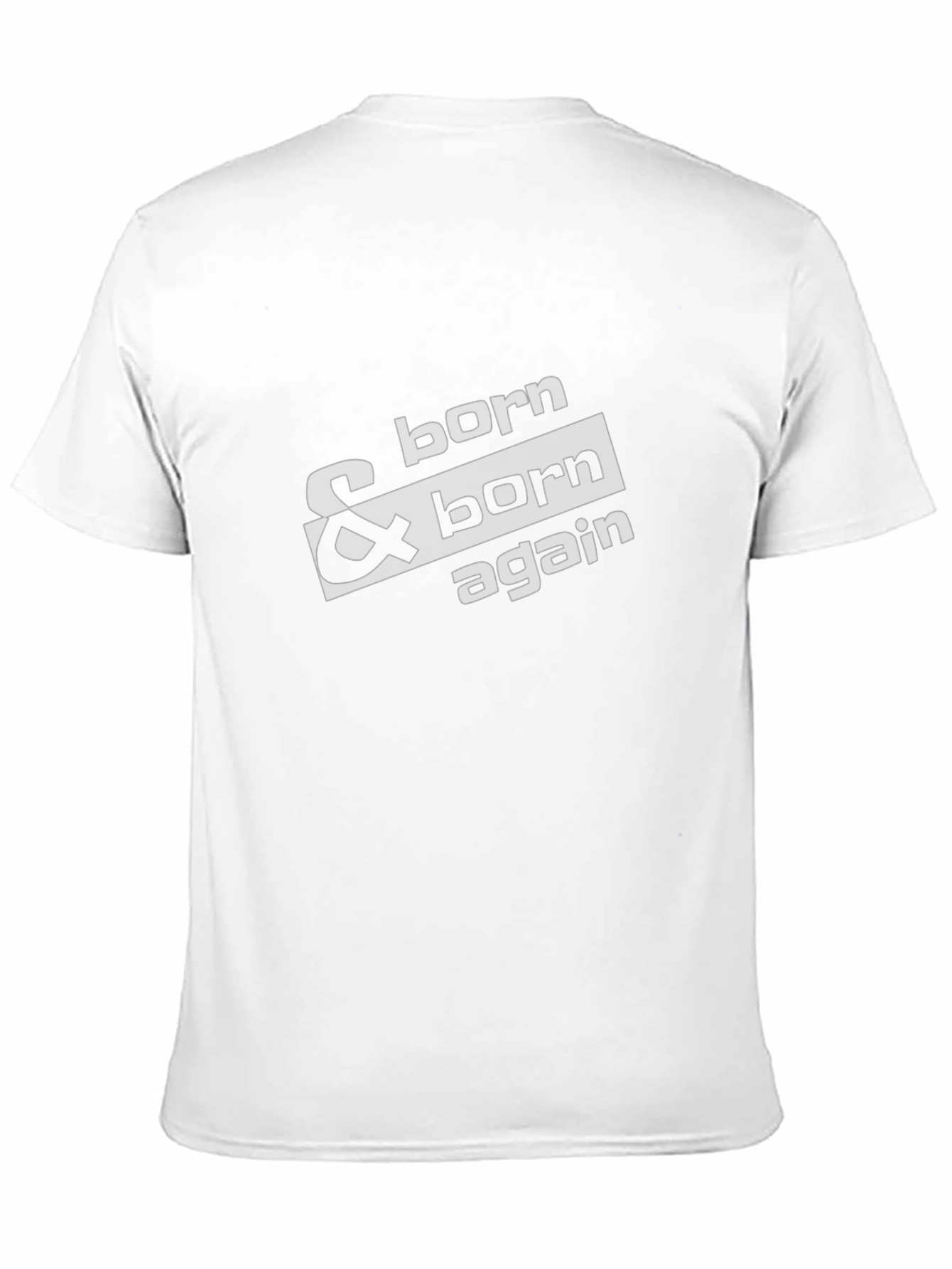 Born Again Graphic Tee - Stylish Cotton Blend
