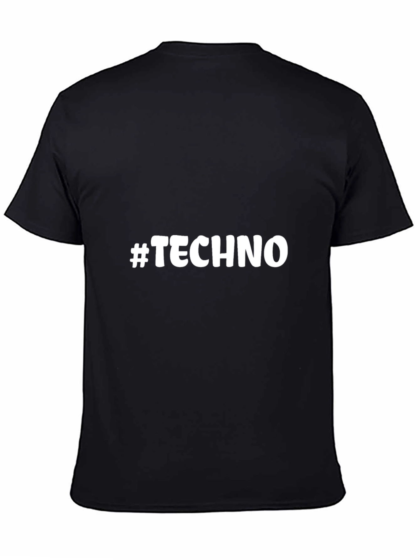 #Techno T-Shirt - Black Graphic Tee