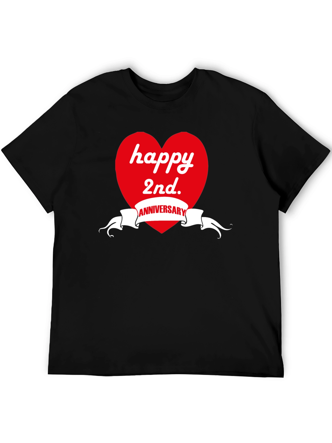 Happy 2nd Anniversary Graphic T-Shirt