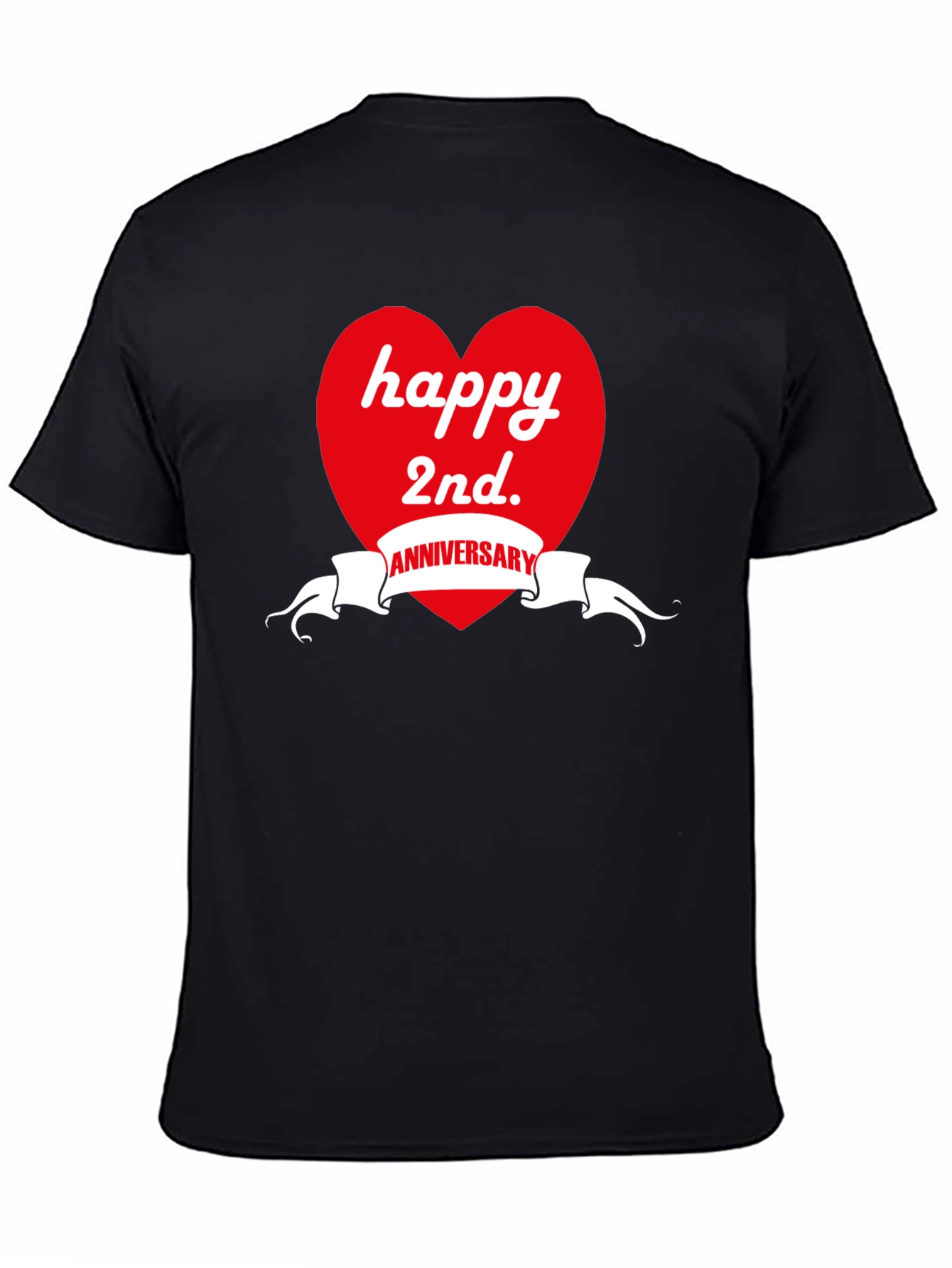Happy 2nd Anniversary Graphic T-Shirt