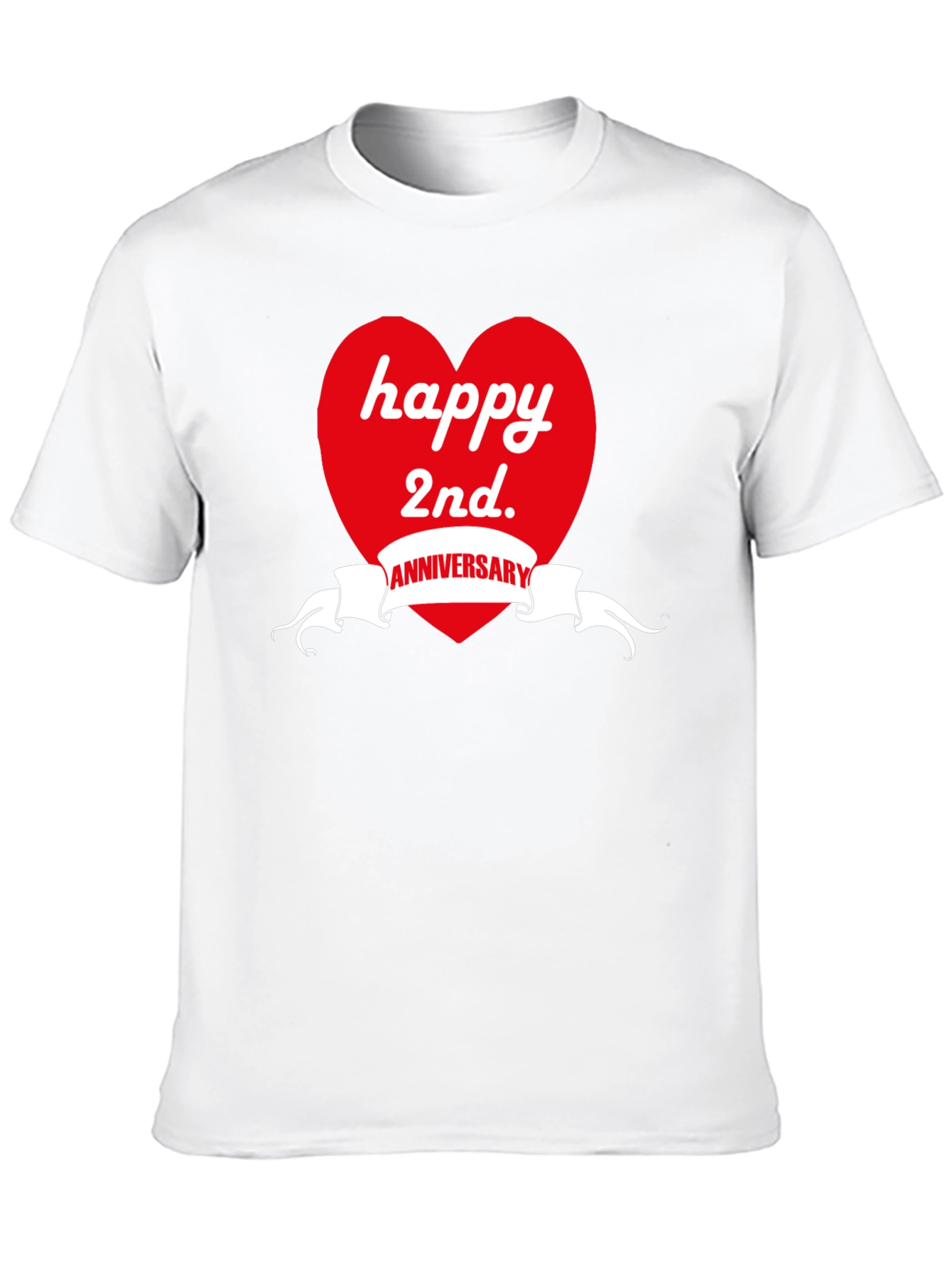 Happy 2nd Anniversary Graphic T-Shirt