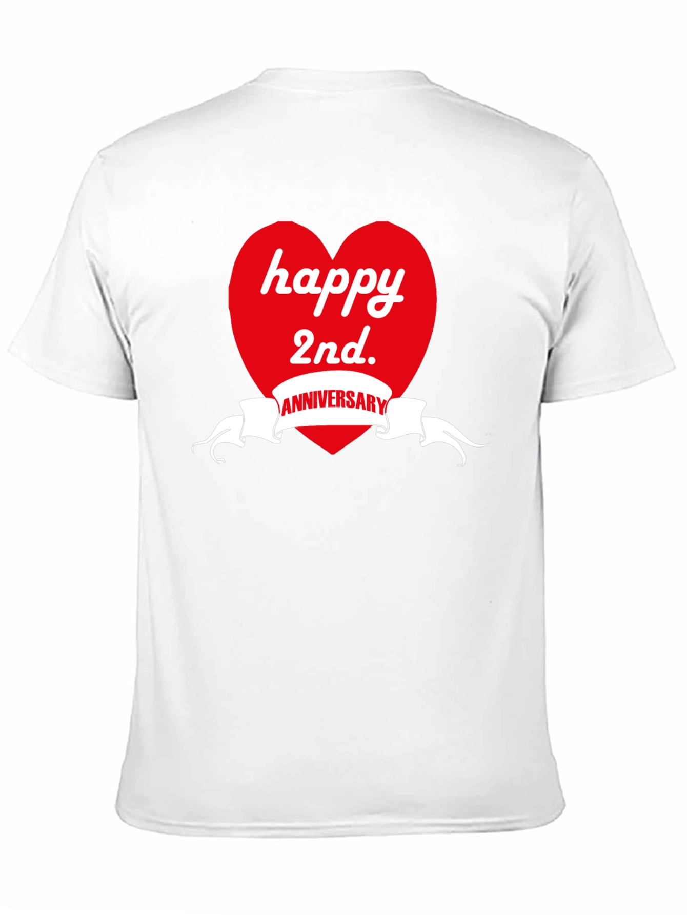 Happy 2nd Anniversary Graphic T-Shirt