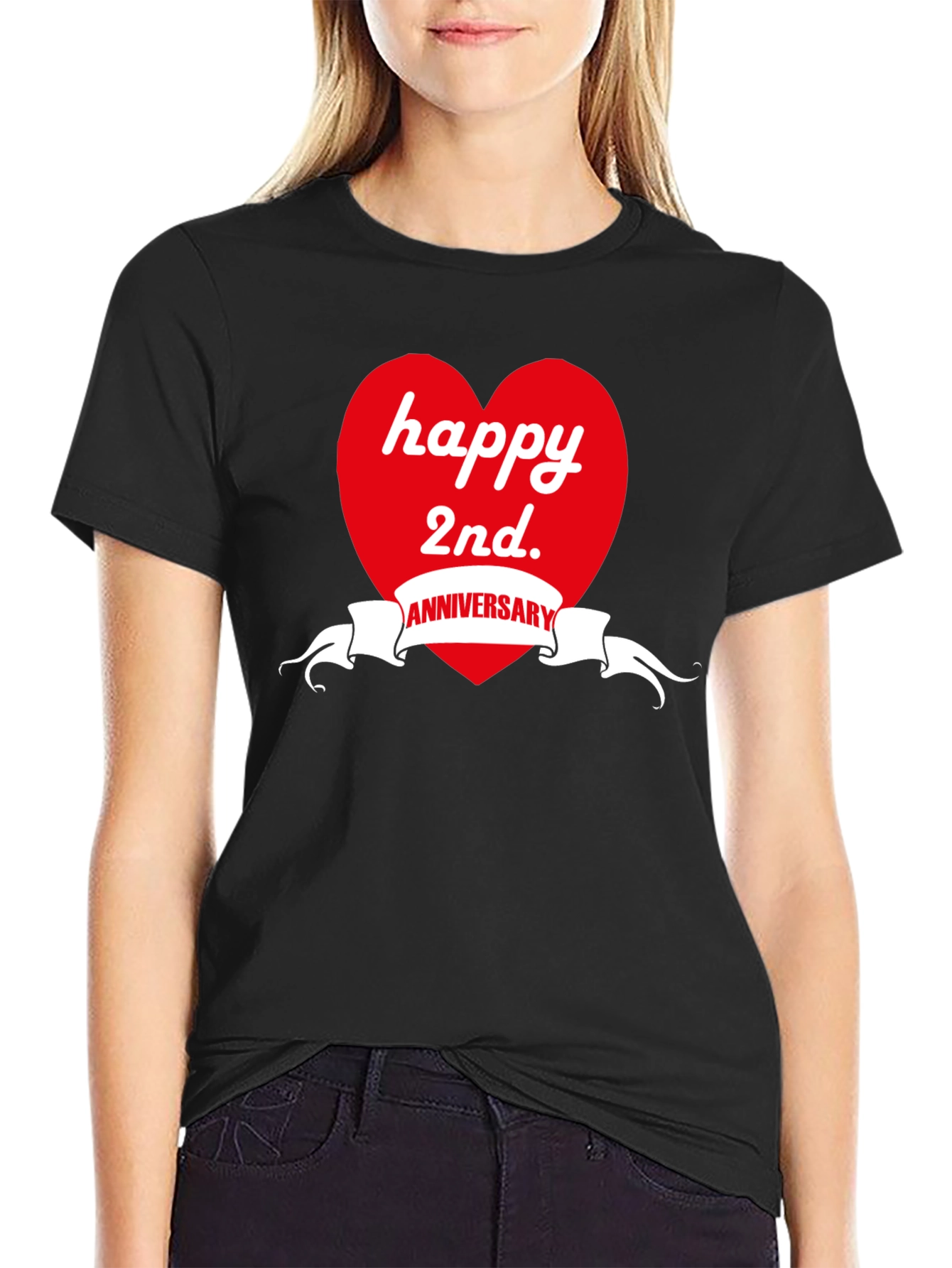 Happy 2nd Anniversary Graphic T-Shirt