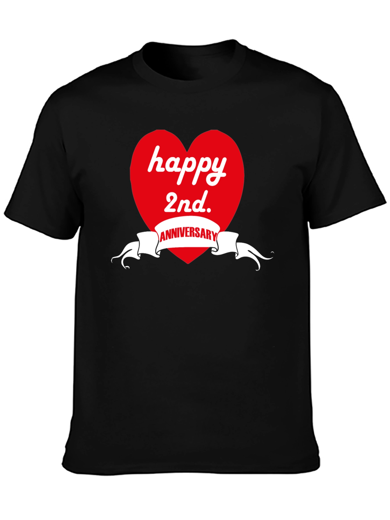 Happy 2nd Anniversary Graphic T-Shirt