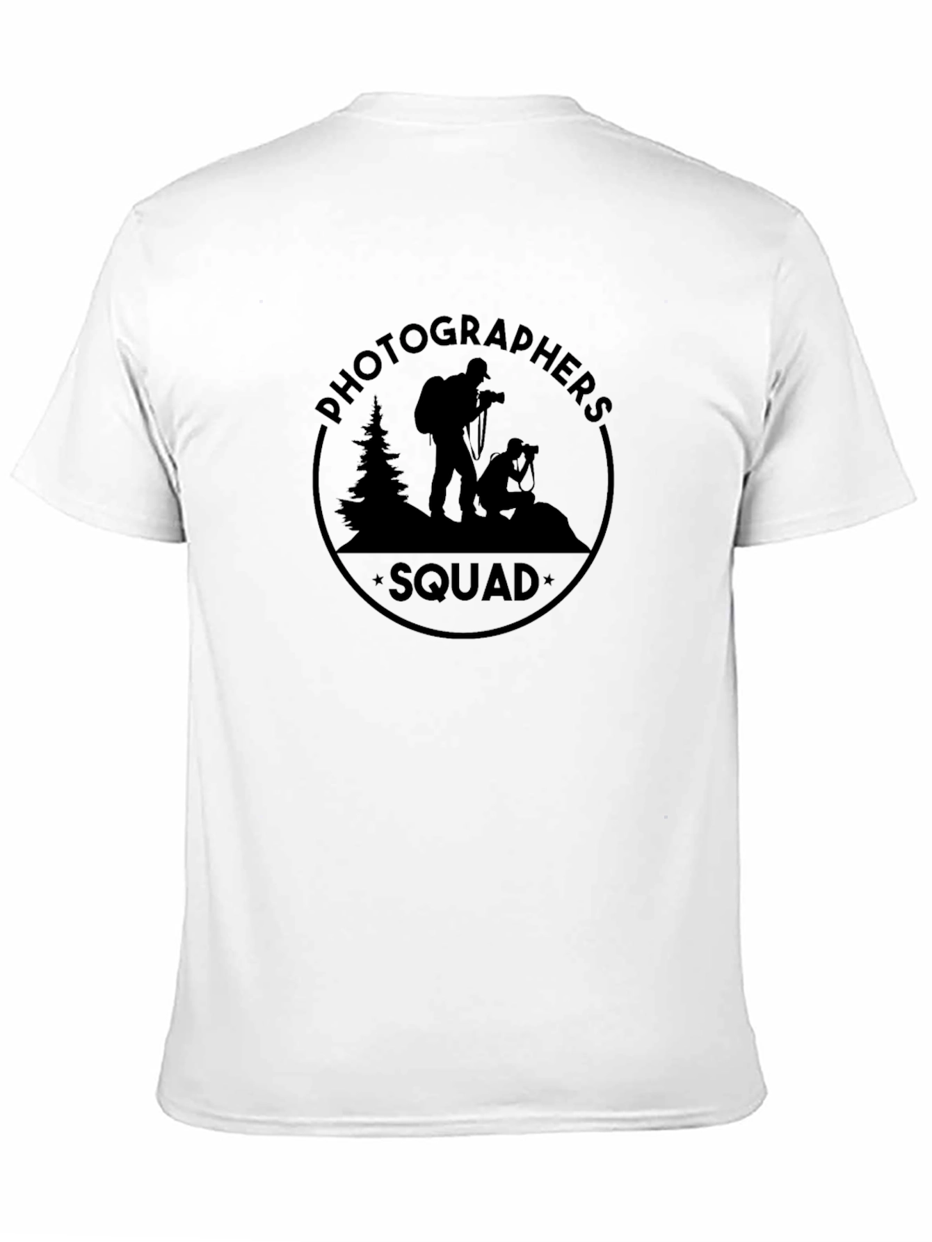 Photographers Squad Black Graphic T-Shirt