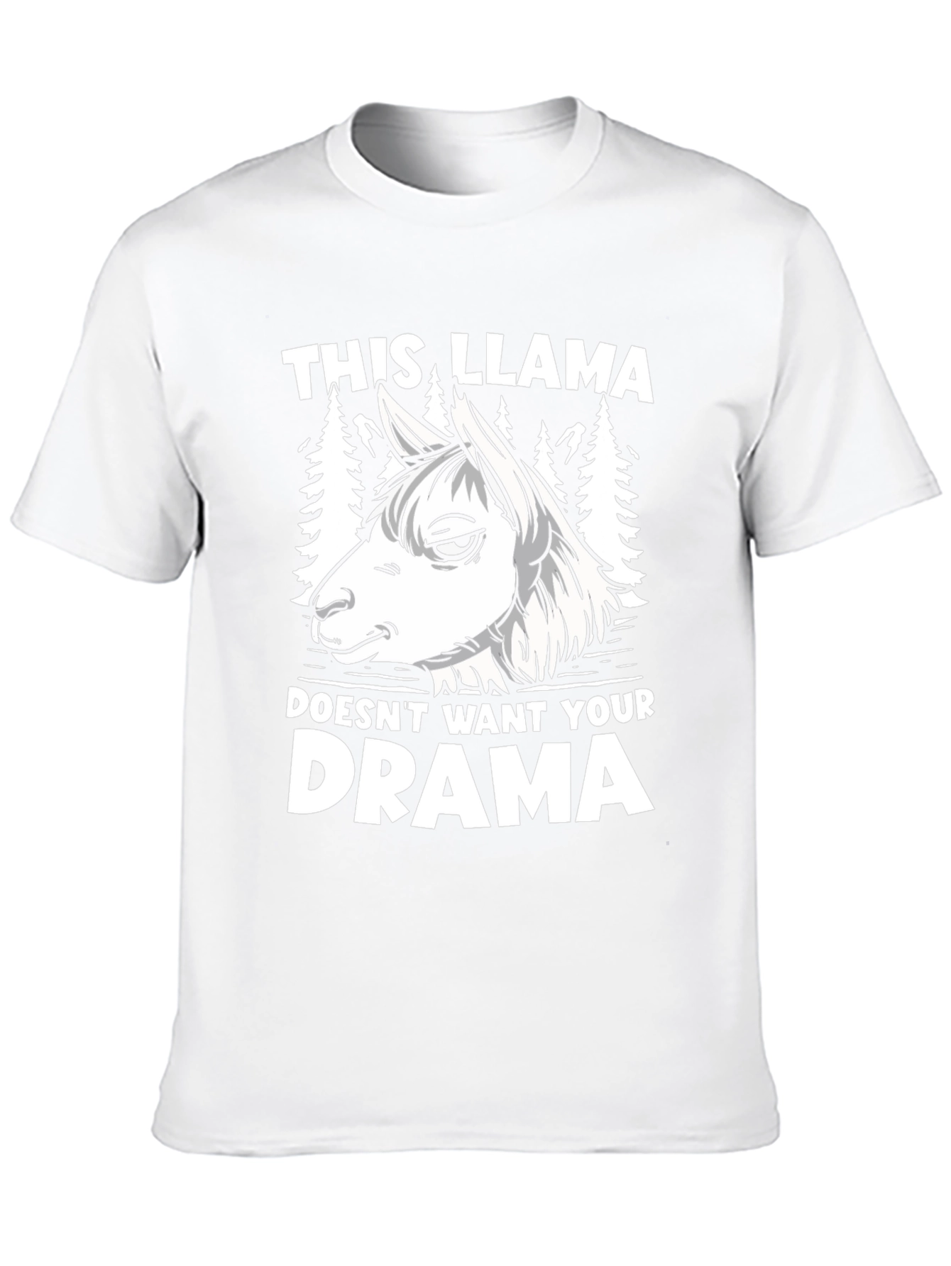 This Llama Doesnt Want Your Drama Graphic Tee