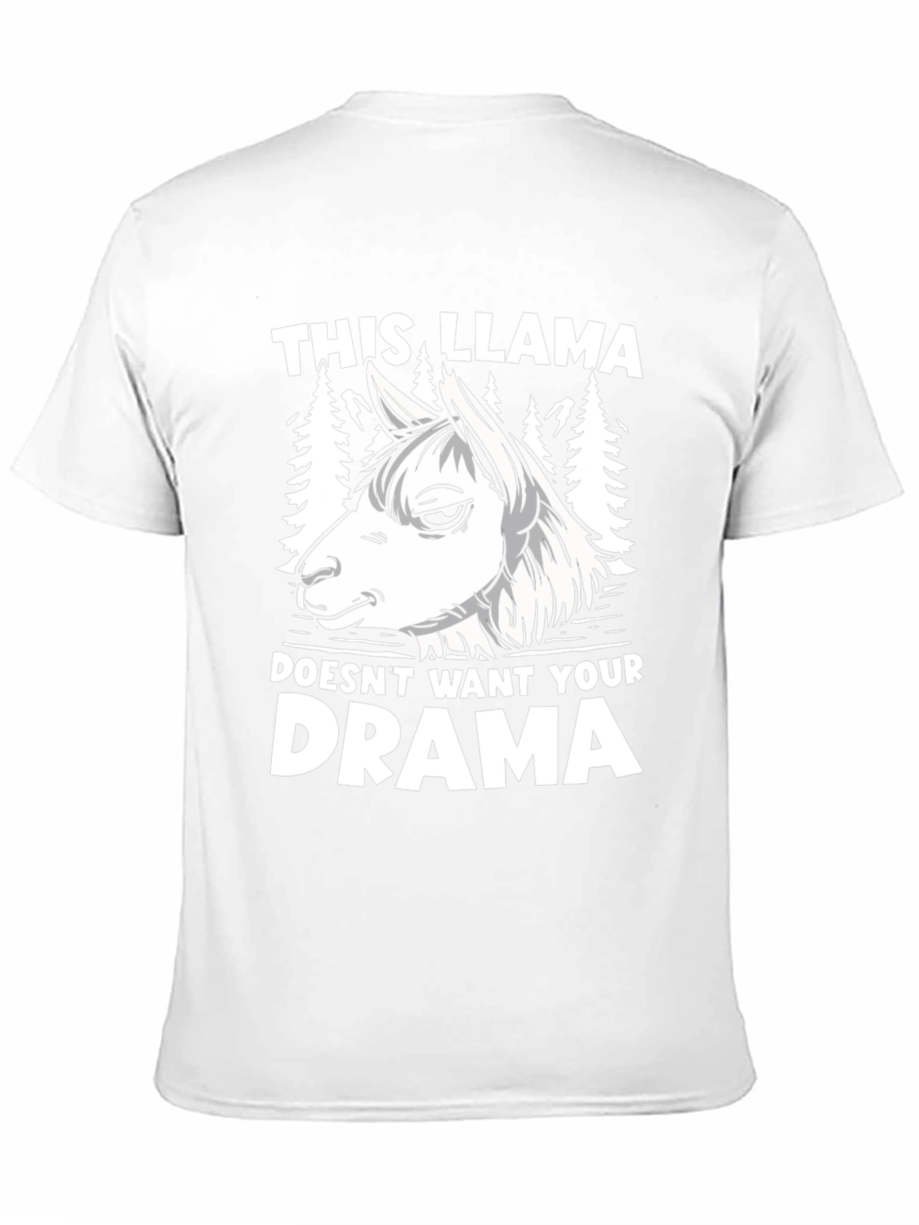 This Llama Doesnt Want Your Drama Graphic Tee