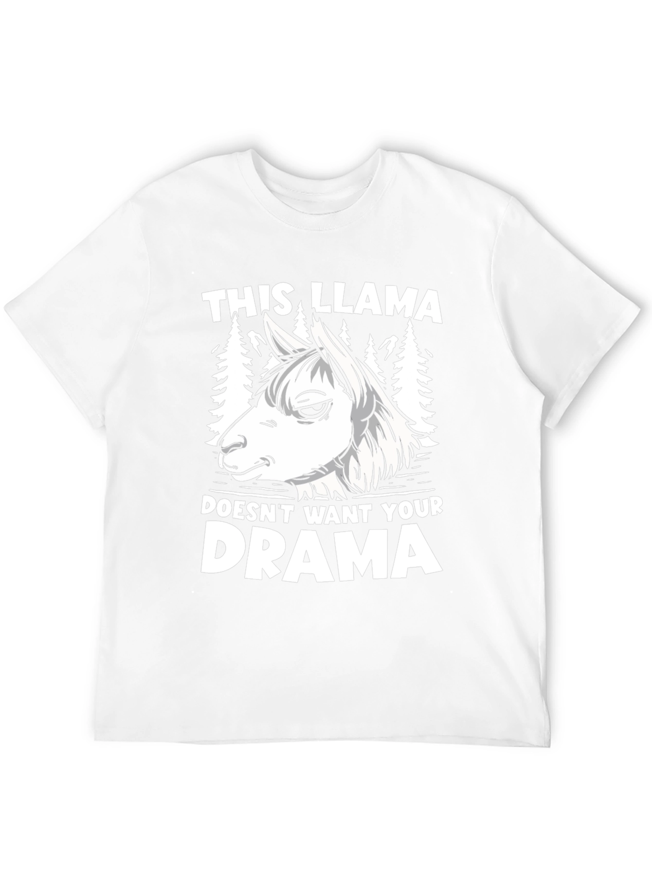 This Llama Doesnt Want Your Drama Graphic Tee