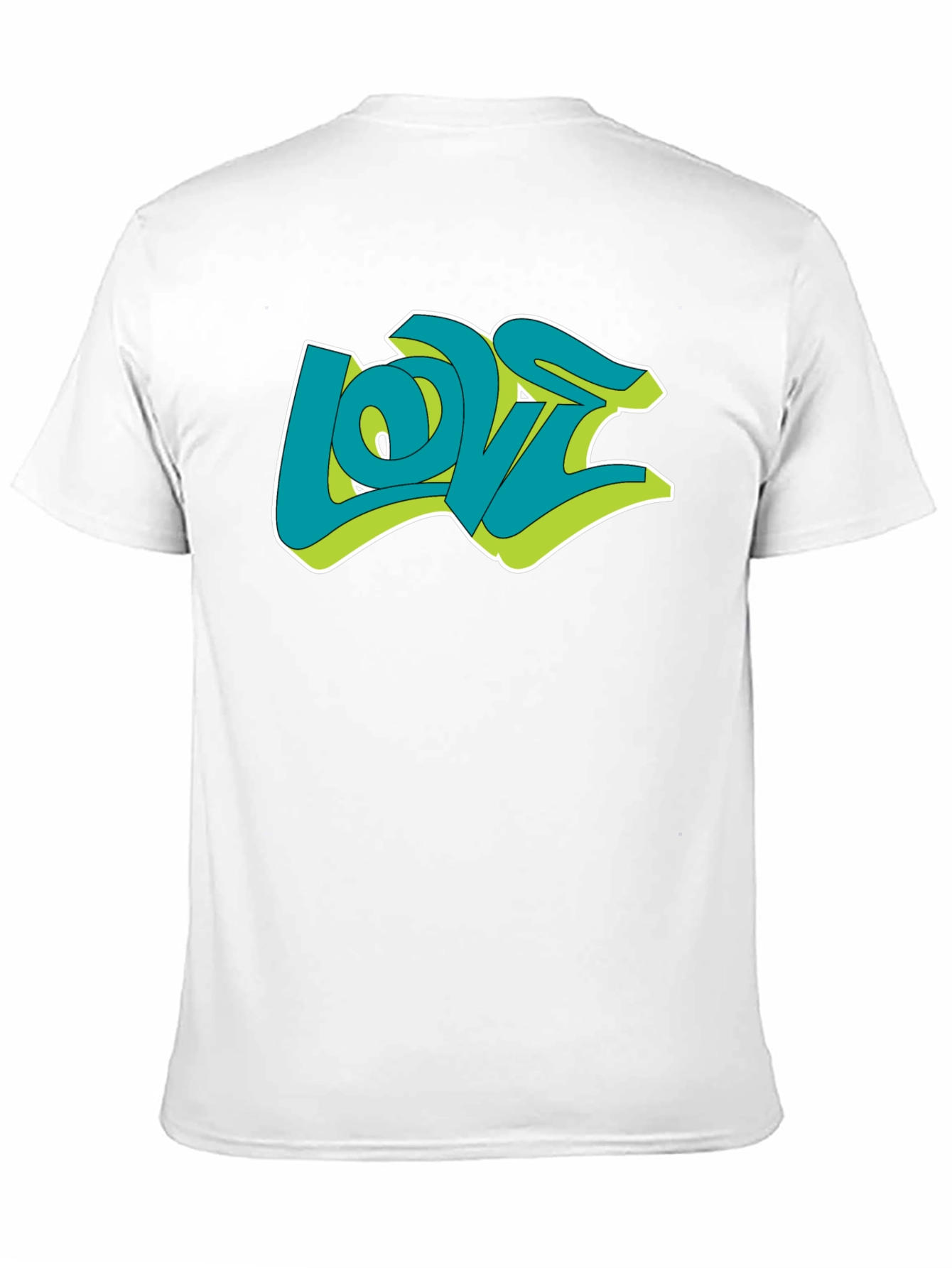 Love Graffiti Graphic Black T-Shirt