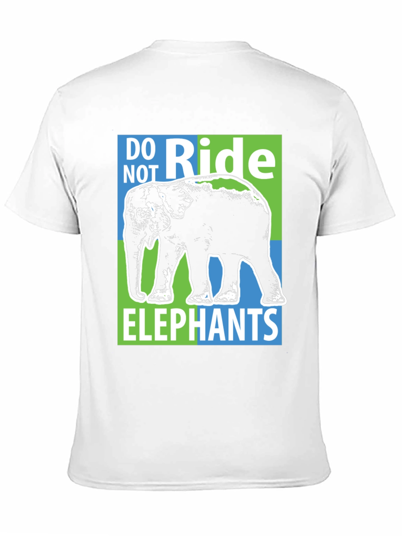 Do Not Ride Elephants Graphic Tee - Black