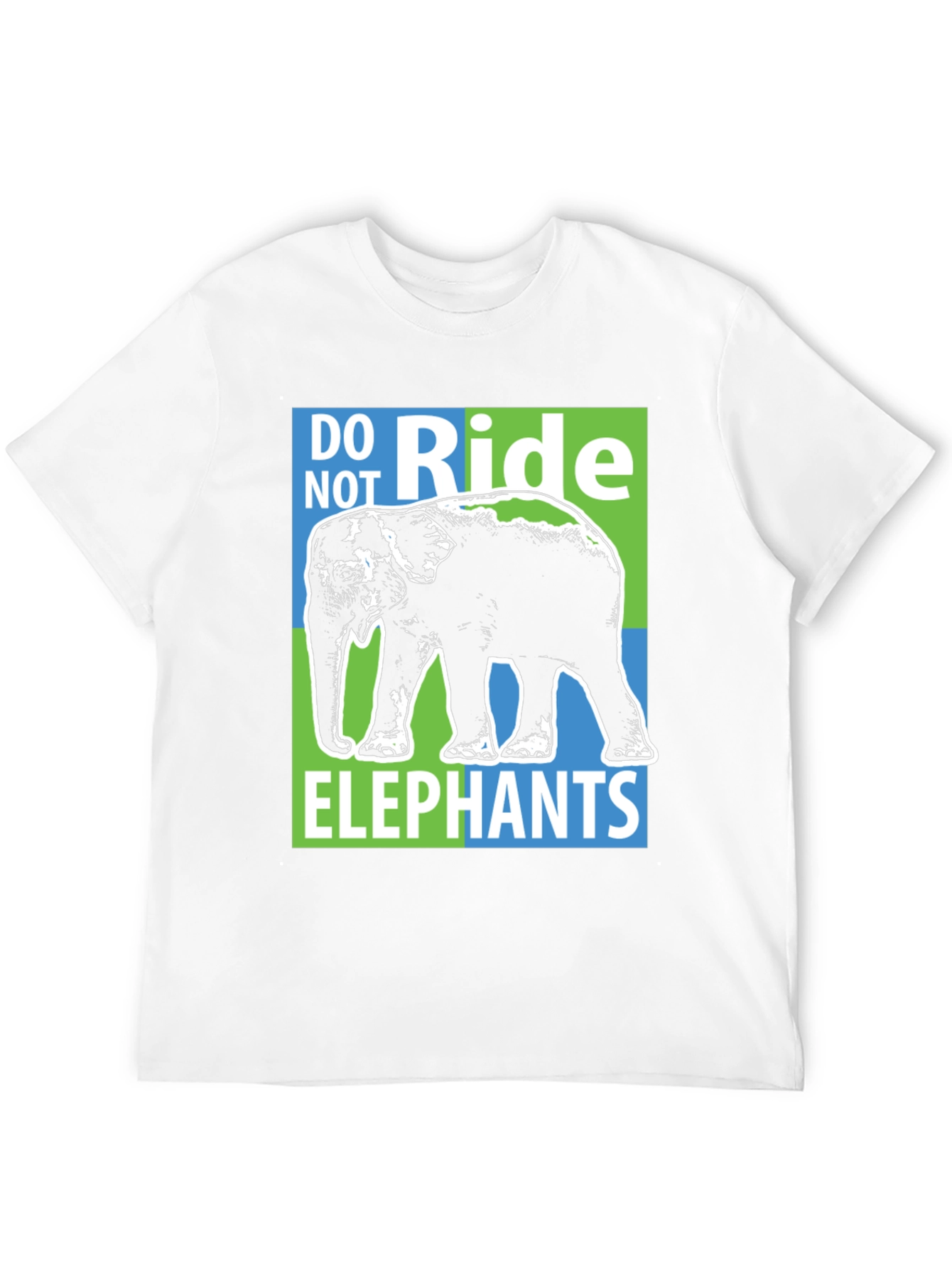 Do Not Ride Elephants Graphic Tee - Black