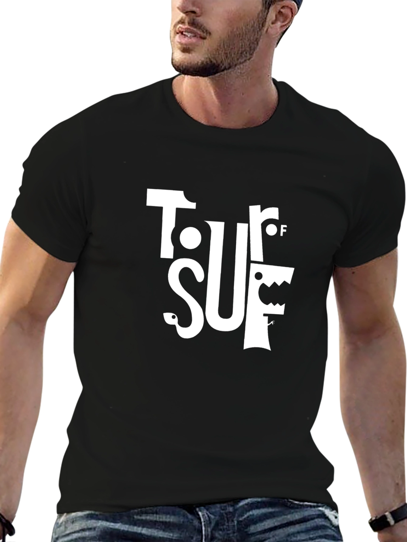 Tour Of Surf Funny Graphic Tee