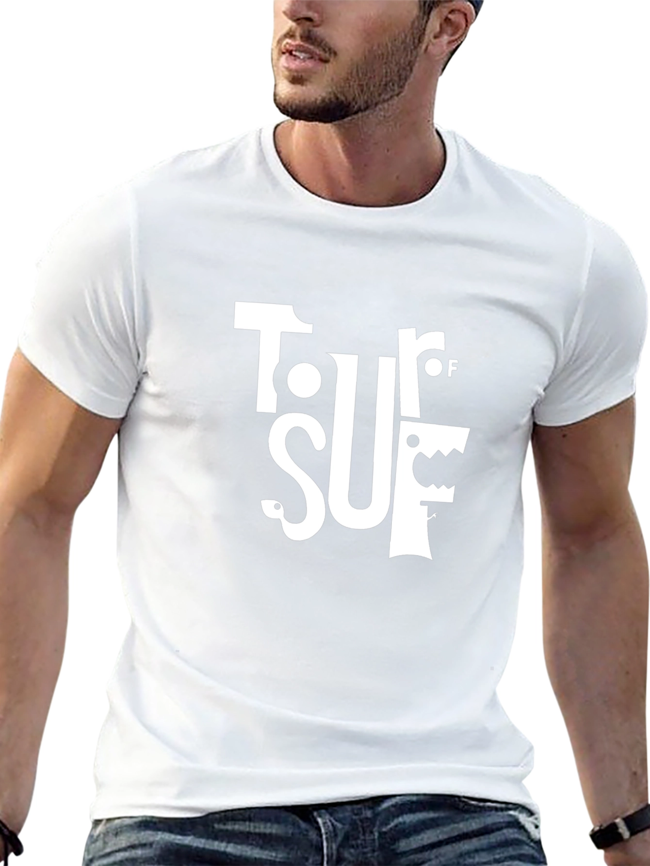 Tour Of Surf Funny Graphic Tee