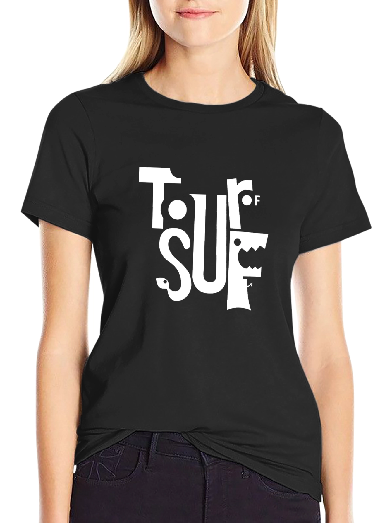 Tour Of Surf Funny Graphic Tee