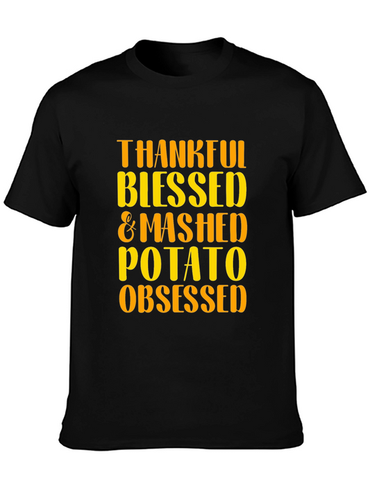 Thanksgiving Mashed Potato Obsessed T-Shirt