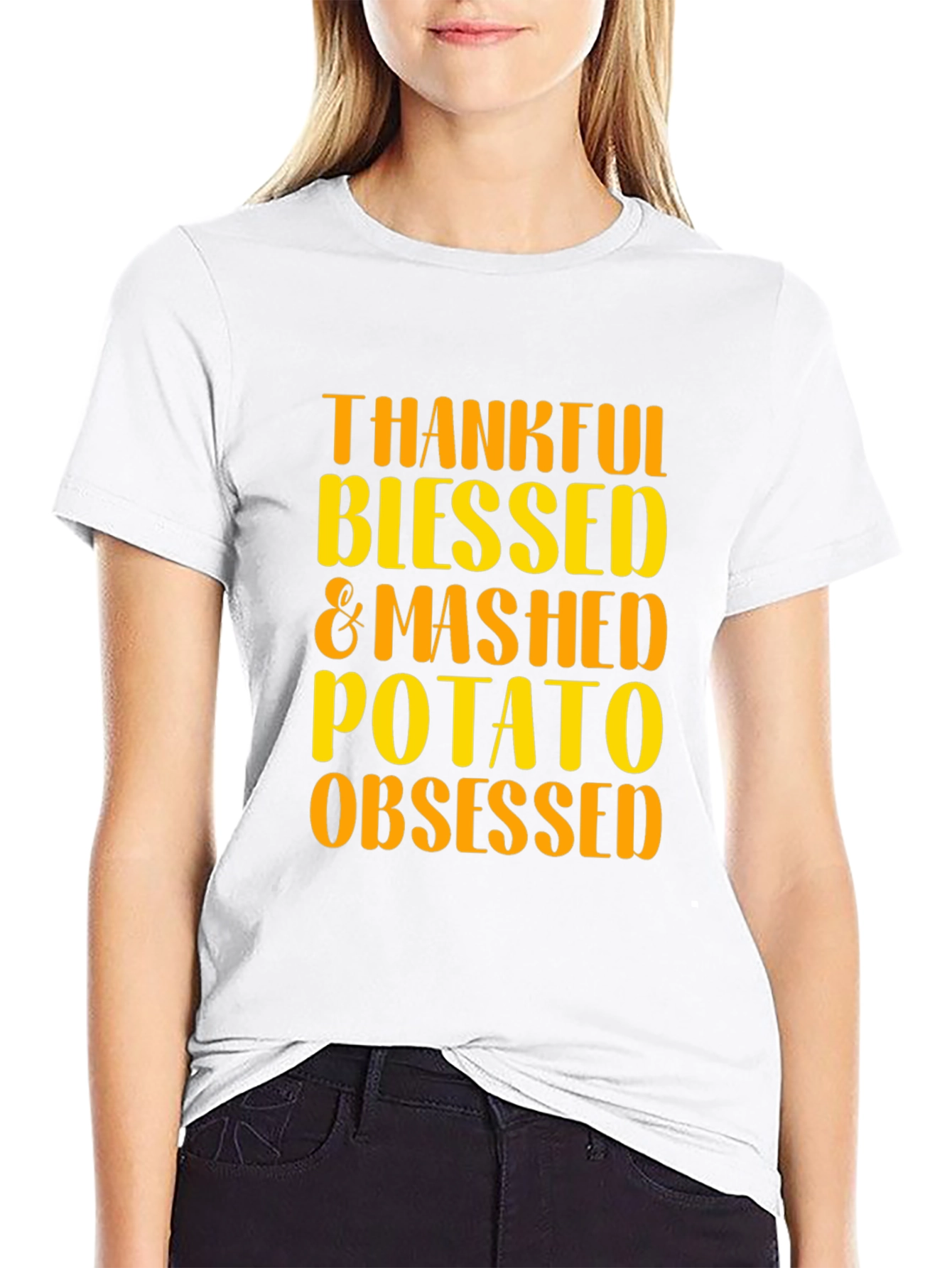 Thanksgiving Mashed Potato Obsessed T-Shirt