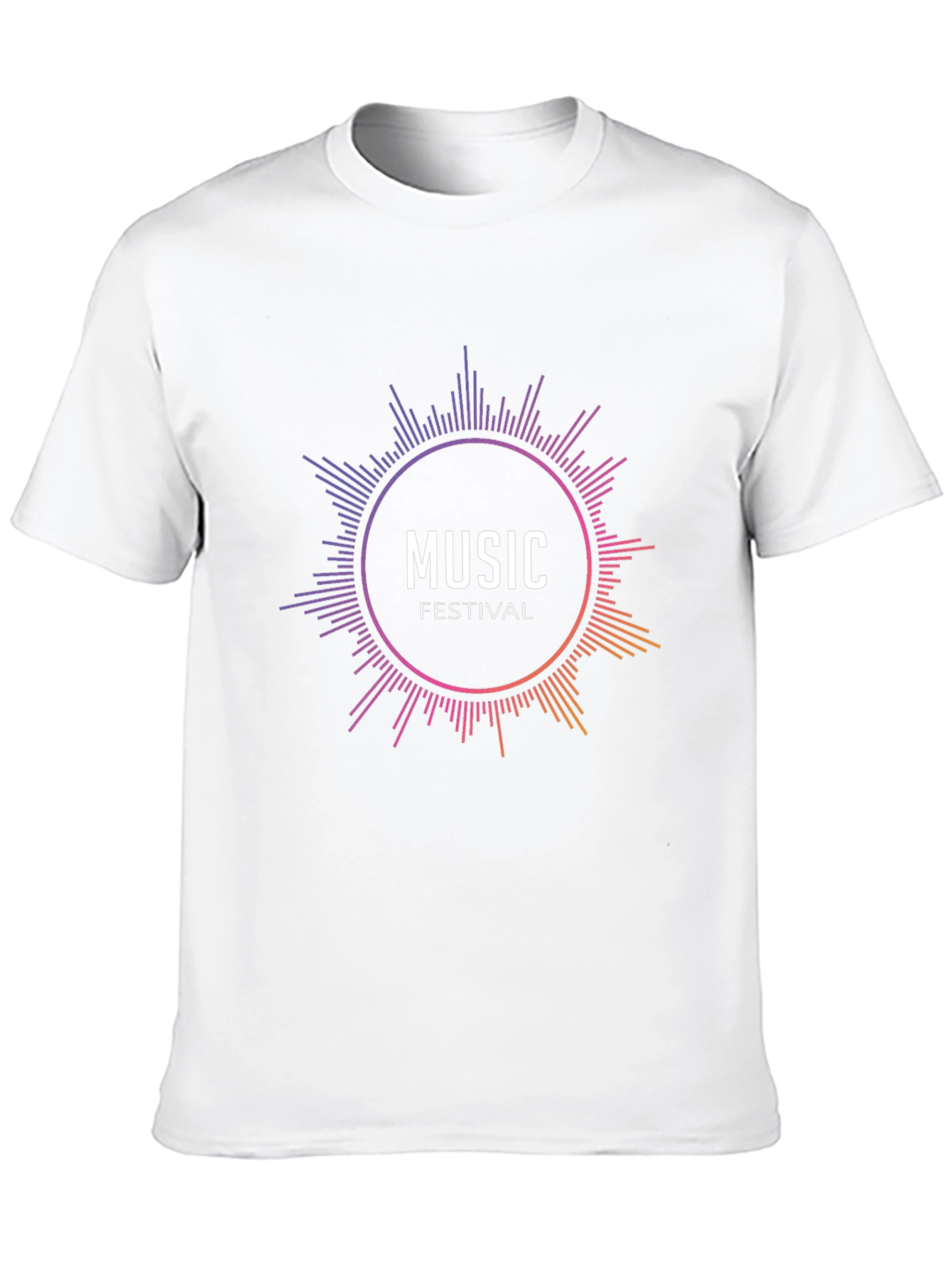 Music Festival Graphic Black T-Shirt