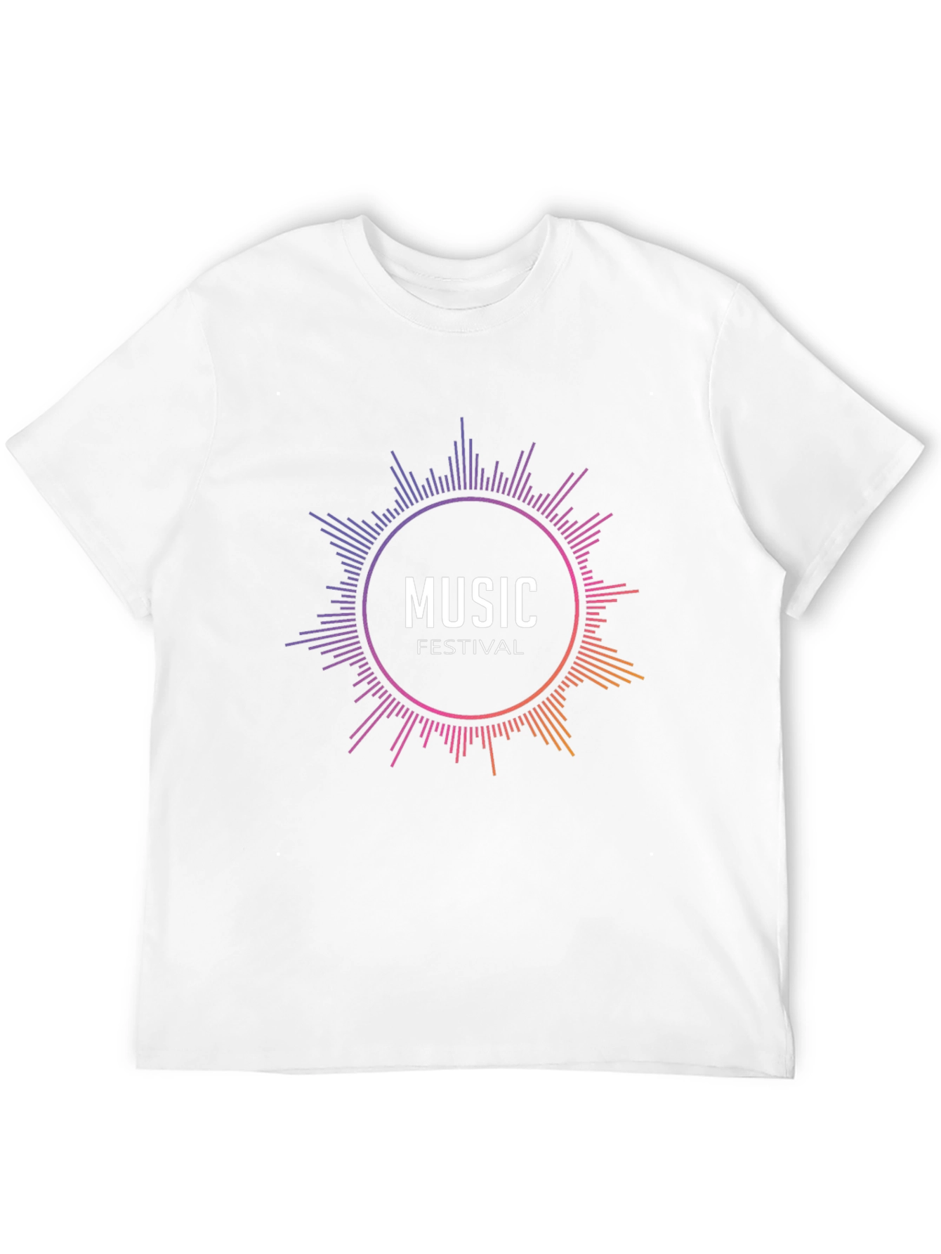 Music Festival Graphic Black T-Shirt