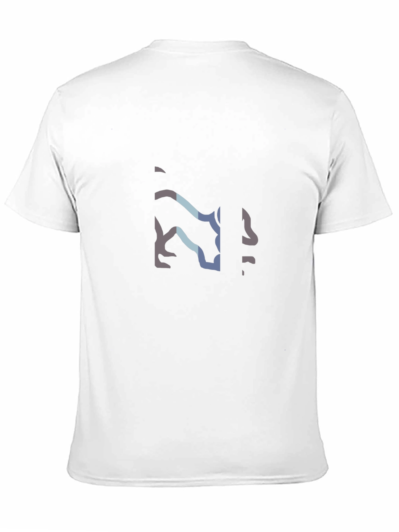 Modern Wolf Graphic Black T-Shirt