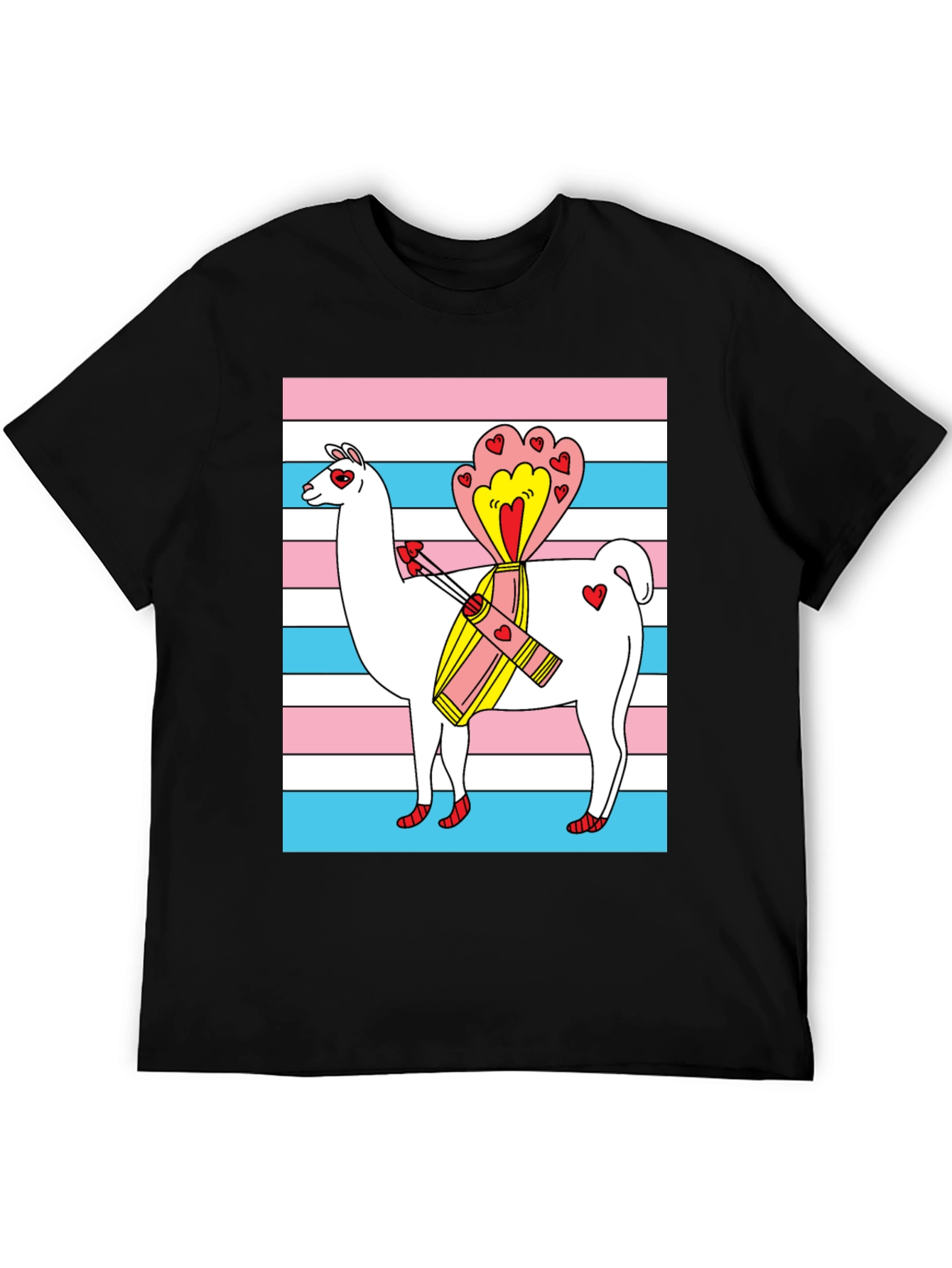 Llama Love Trans Pride T-Shirt