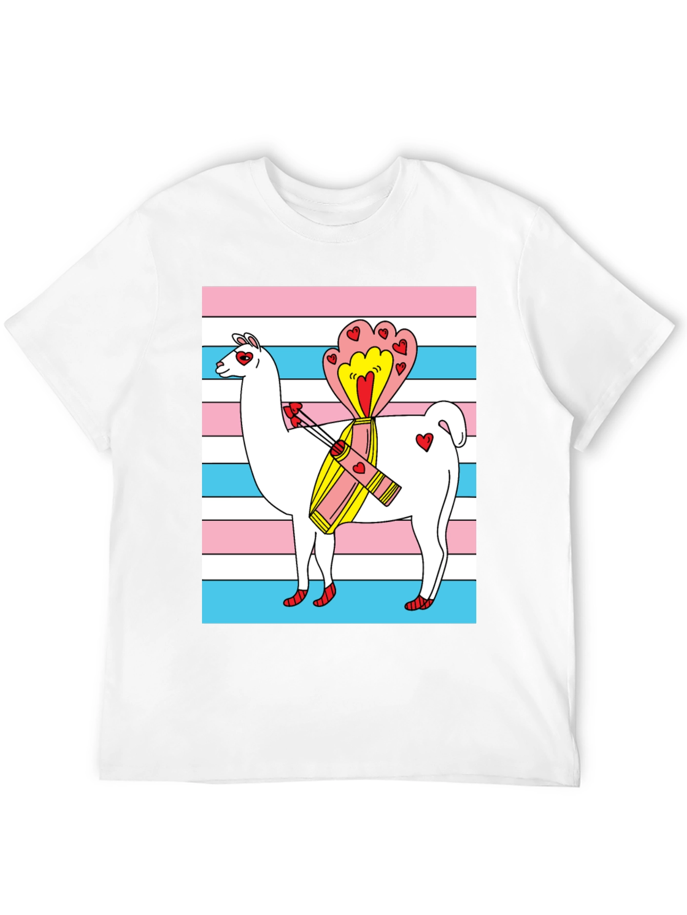 Llama Love Trans Pride T-Shirt