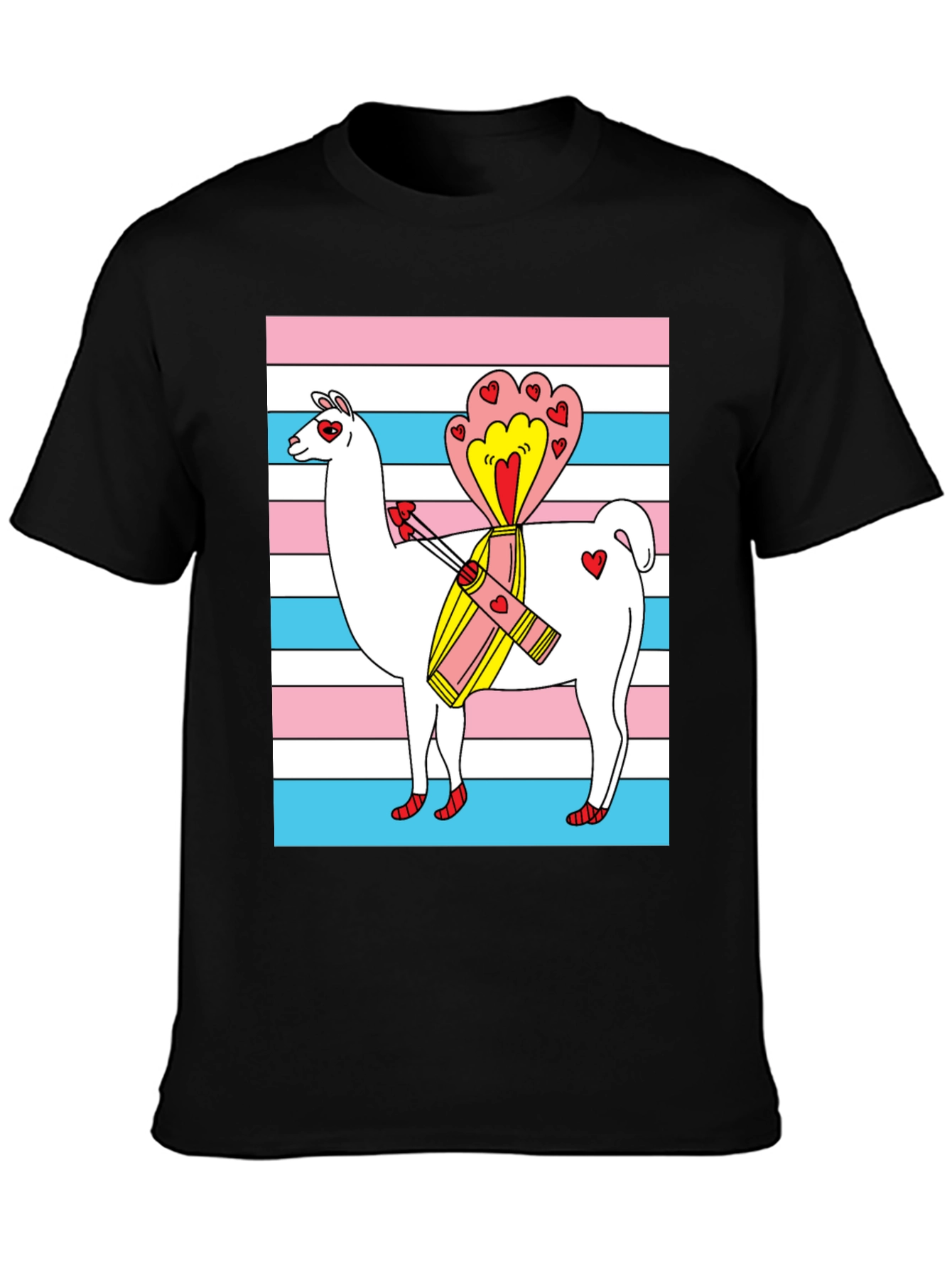 Llama Love Trans Pride T-Shirt