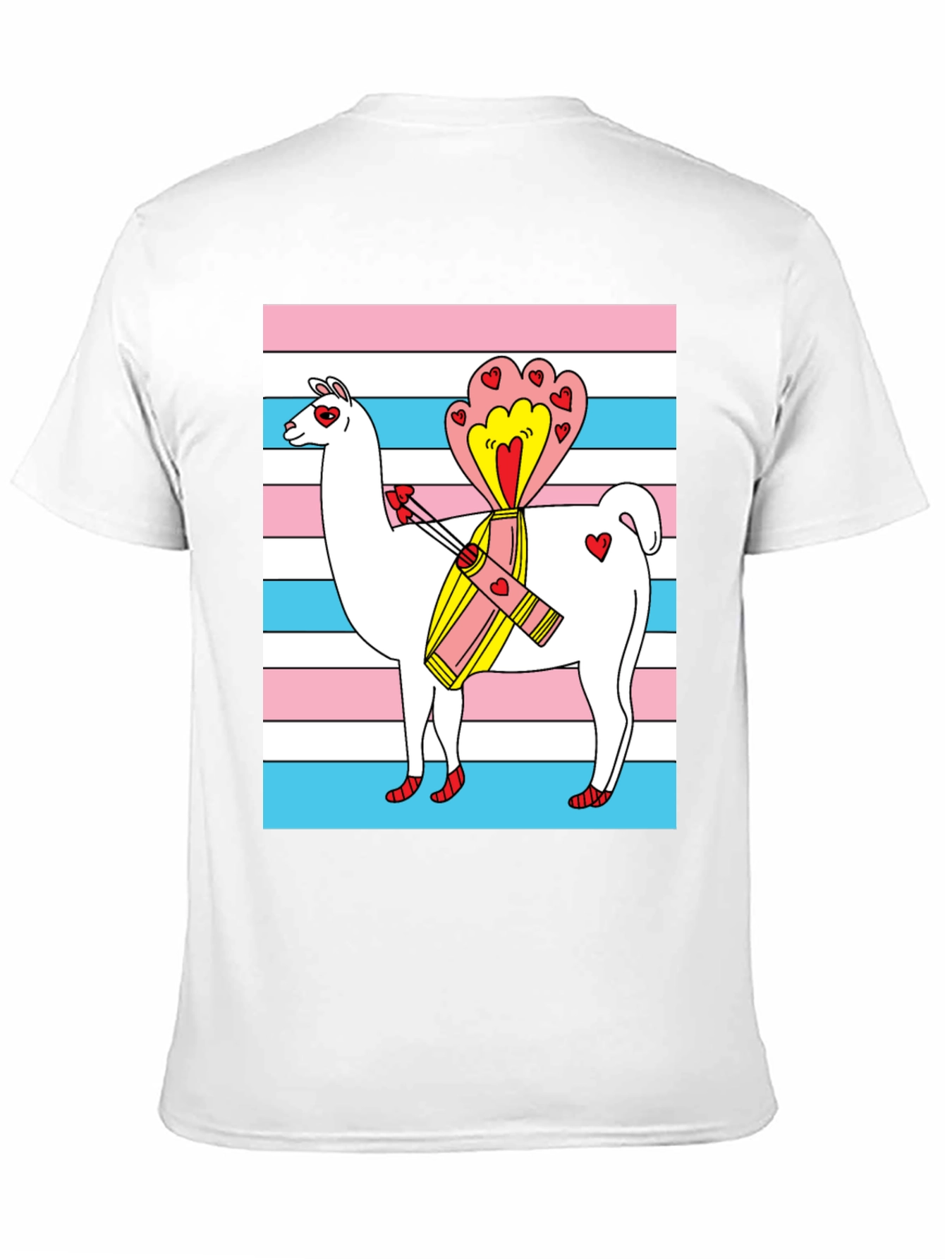 Llama Love Trans Pride T-Shirt